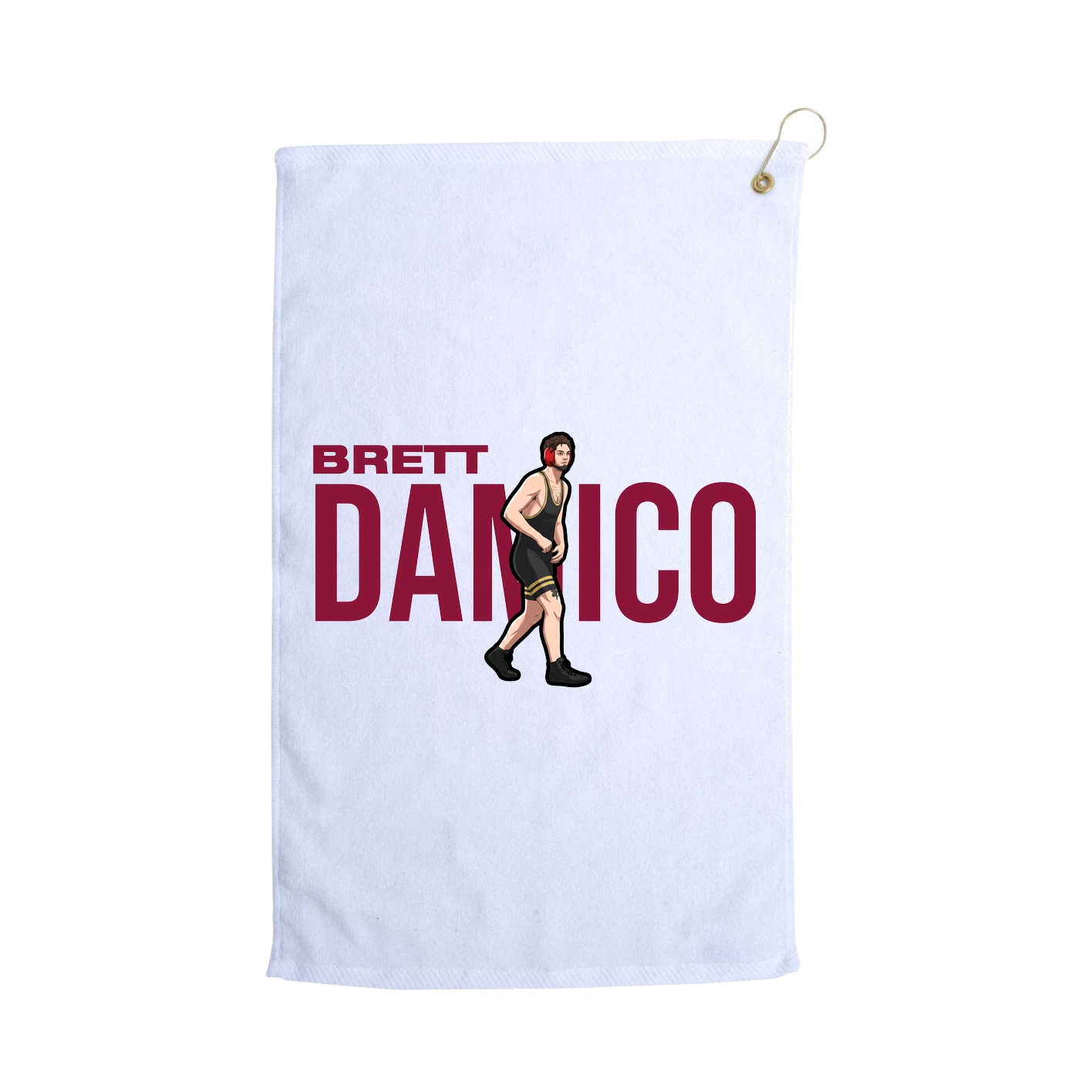 Golf Towel — Player Name in White