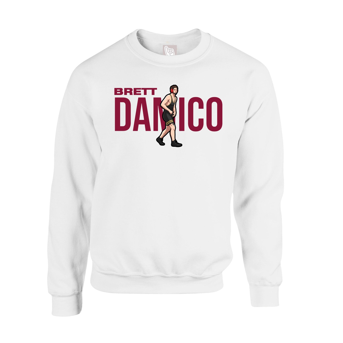 Fleece Crew — Player Name in White