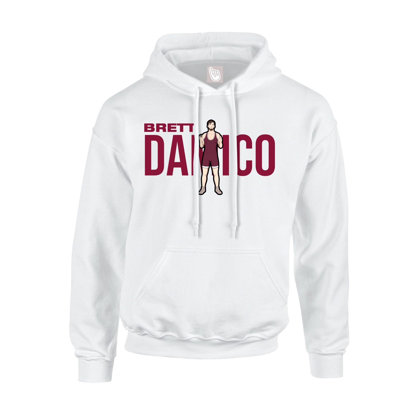 Hoodie — Player Name in White