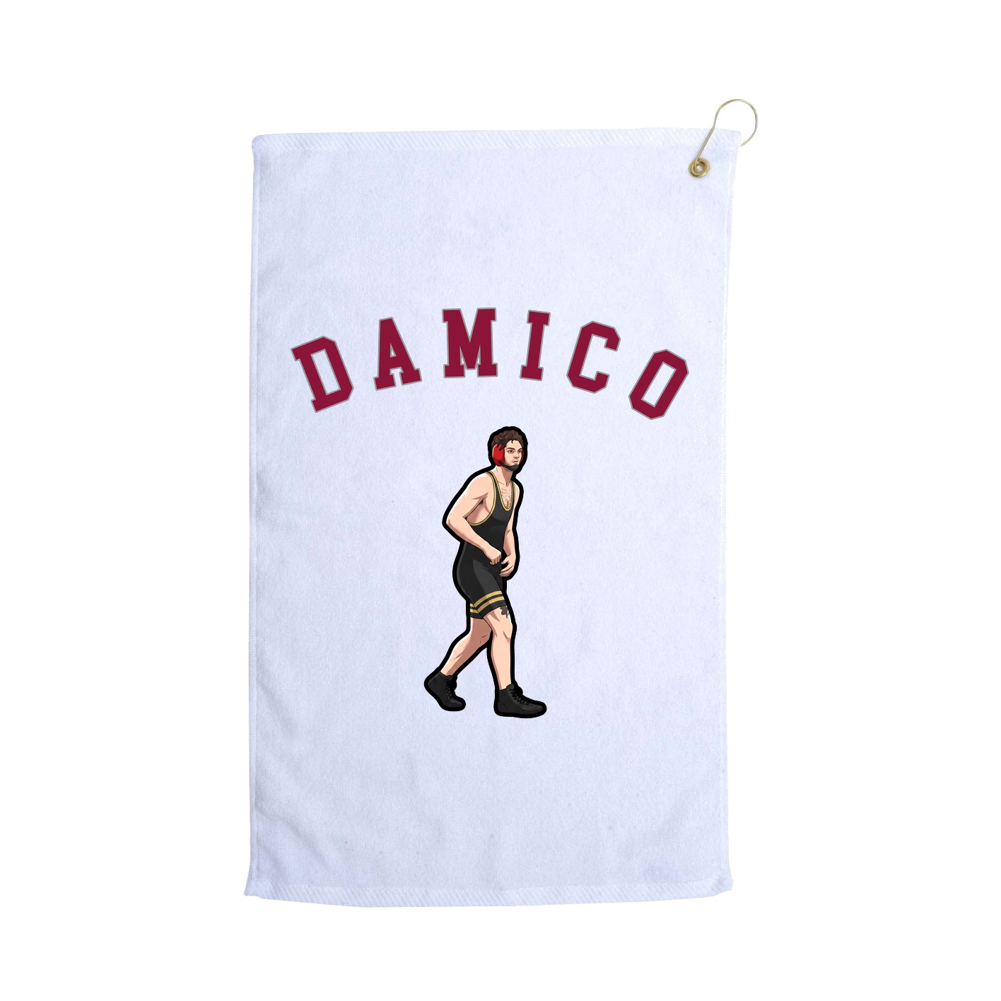 Golf Towel — Shirsey Arch in White