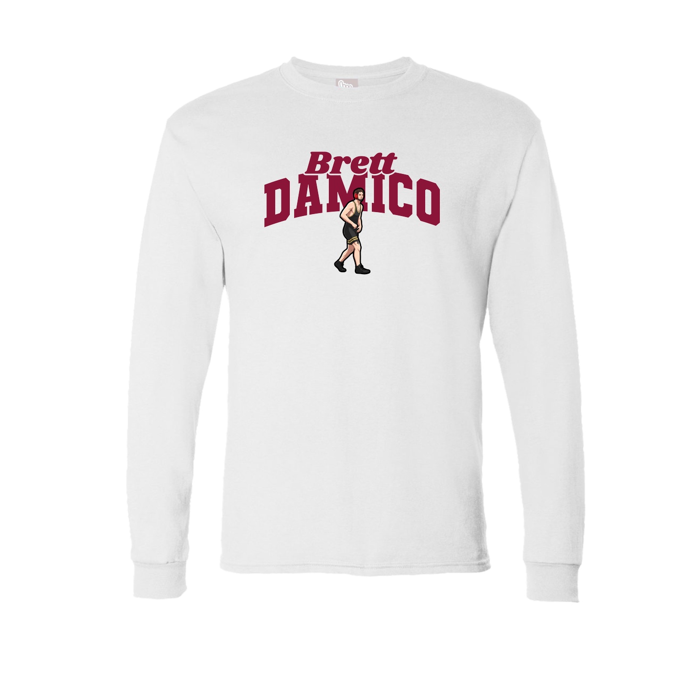 Long Sleeve Tee — Signature Arch in White