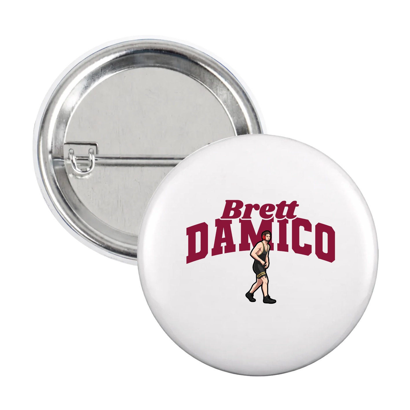 Game Day Button — Signature Arch in White