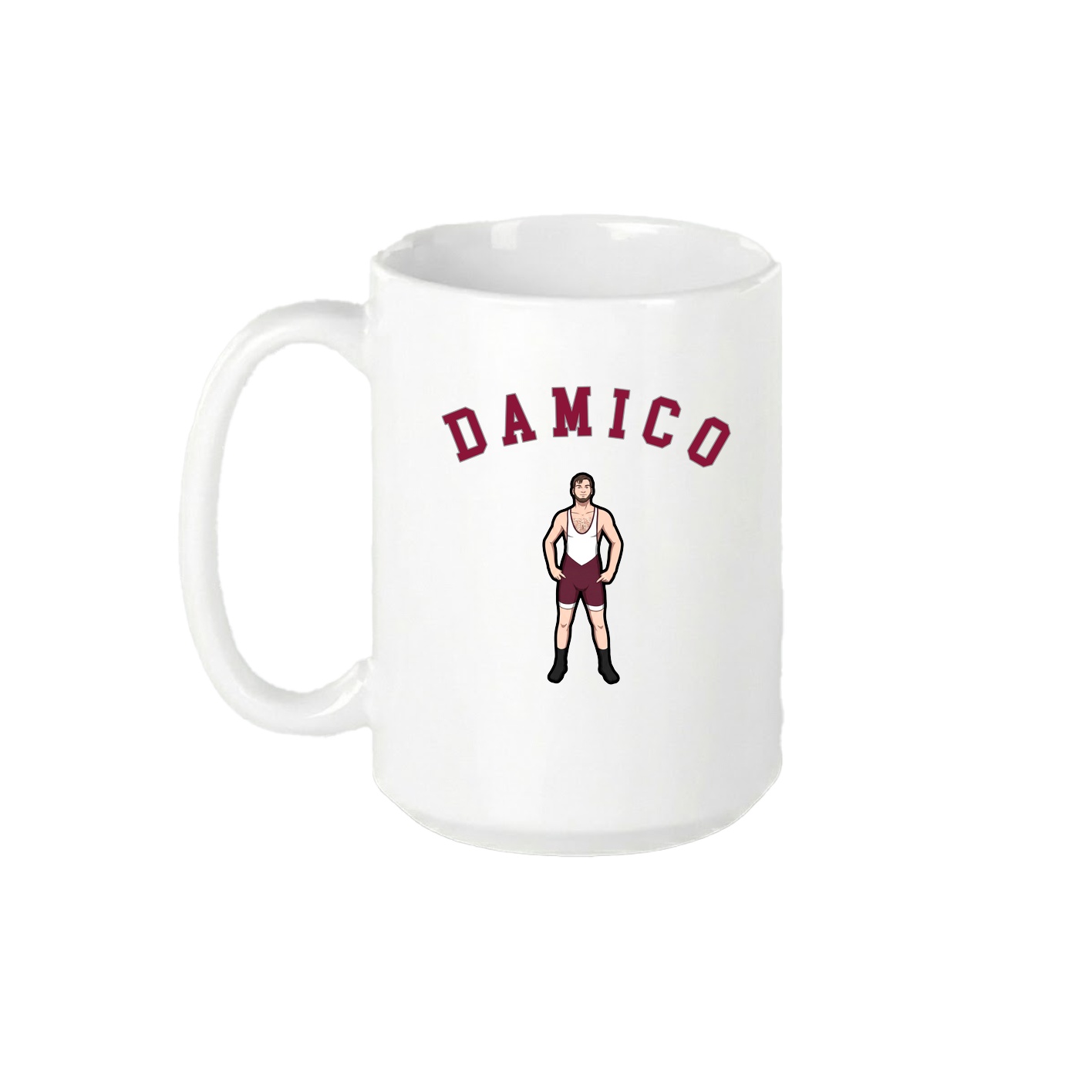 15oz Coffee Mug — Shirsey Arch in White