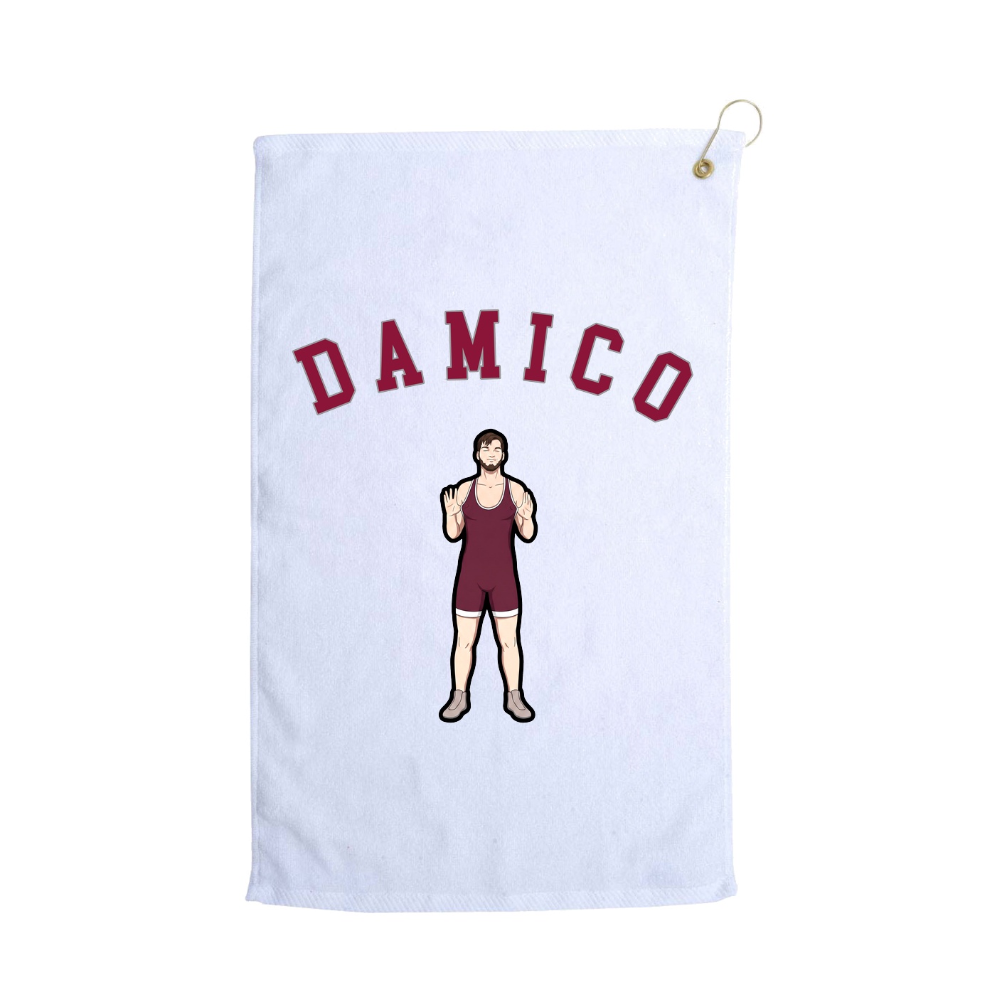 Golf Towel — Shirsey Arch in White