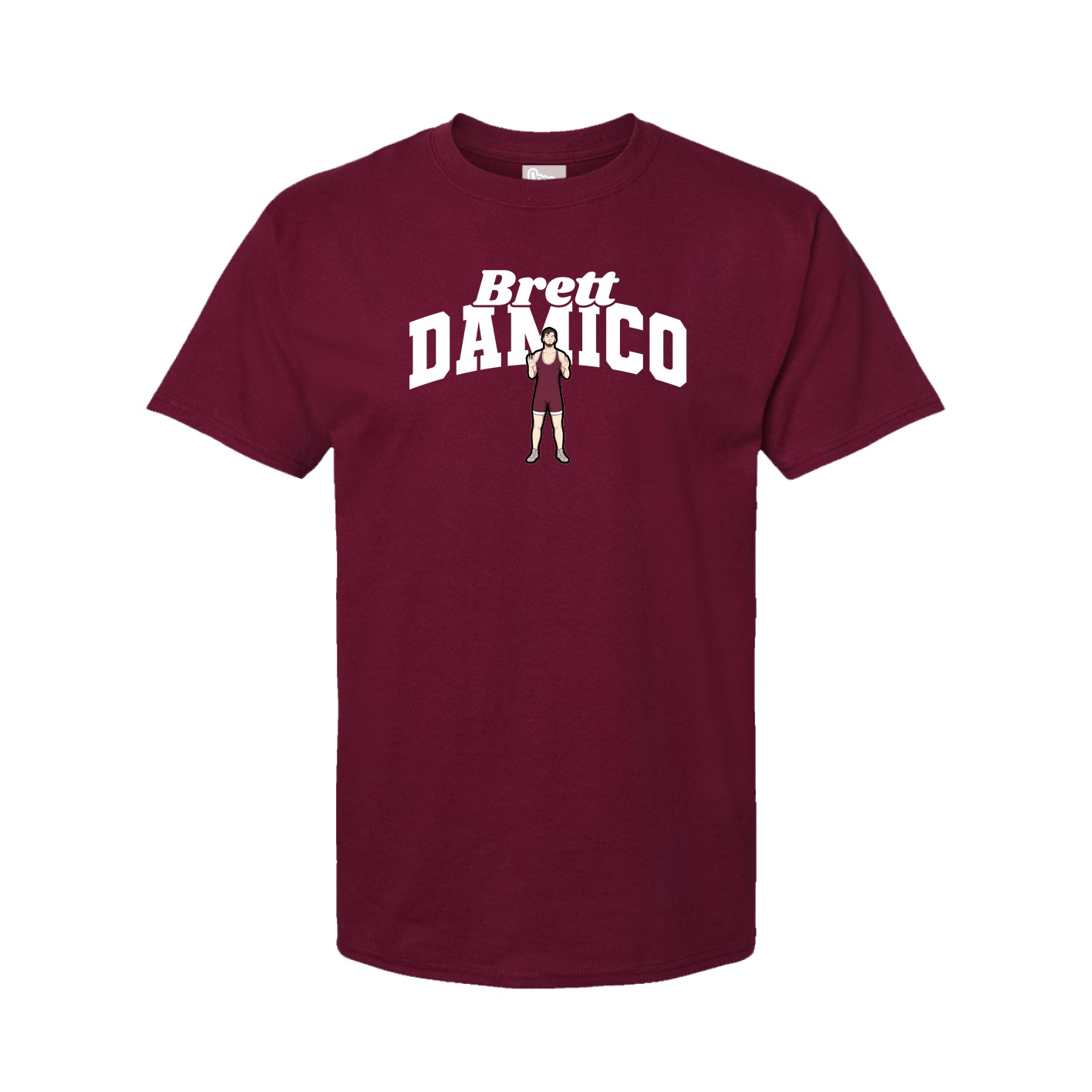 Youth Tee — Signature Arch in Cardinal
