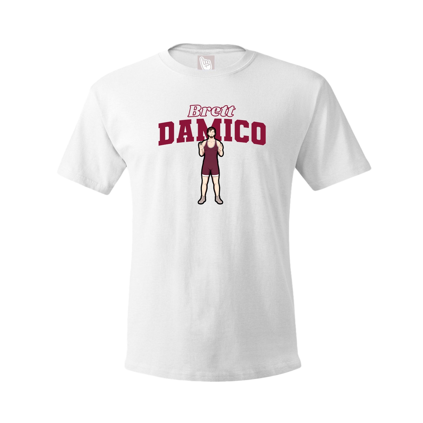 Tee — Name Arch in White