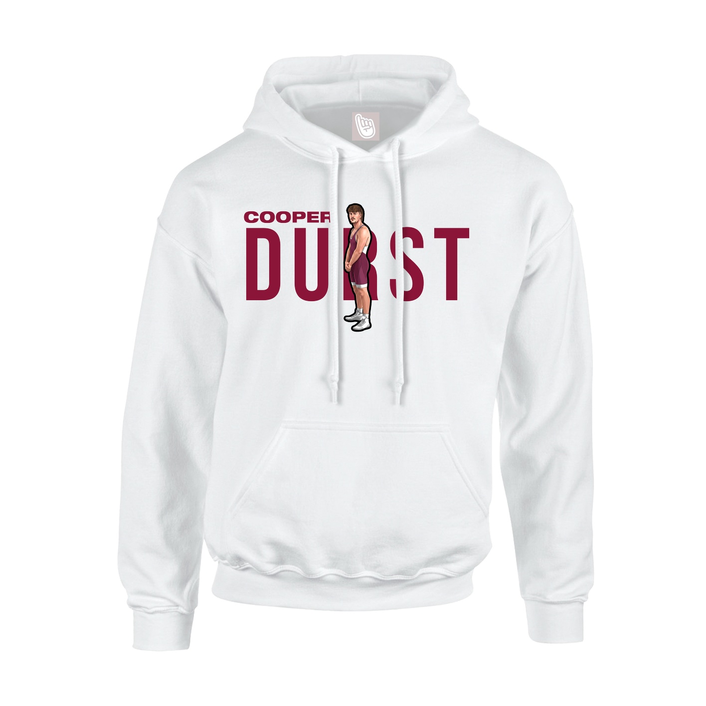 Hoodie — Player Name in White