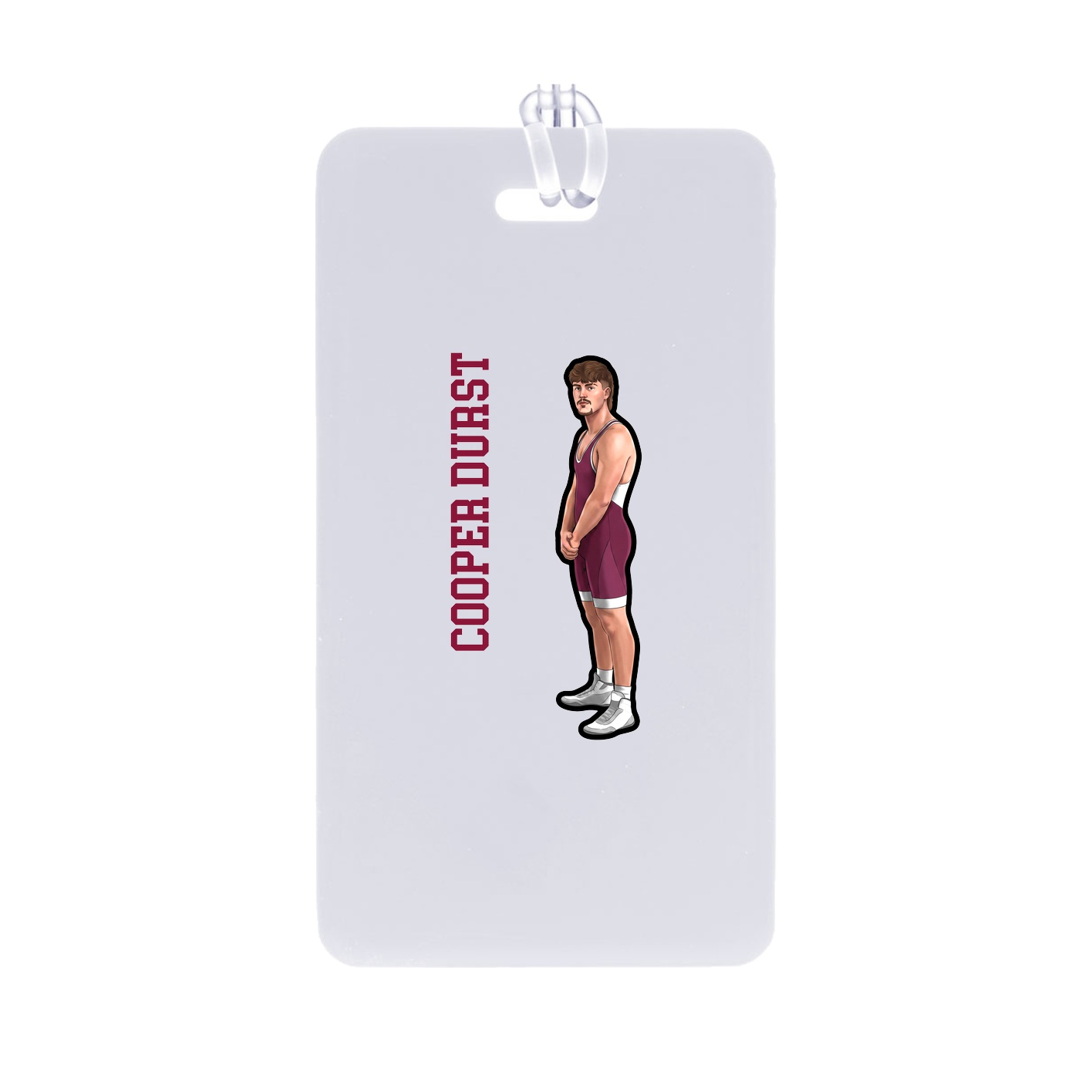Bag Tag — Name Vertical in Classic