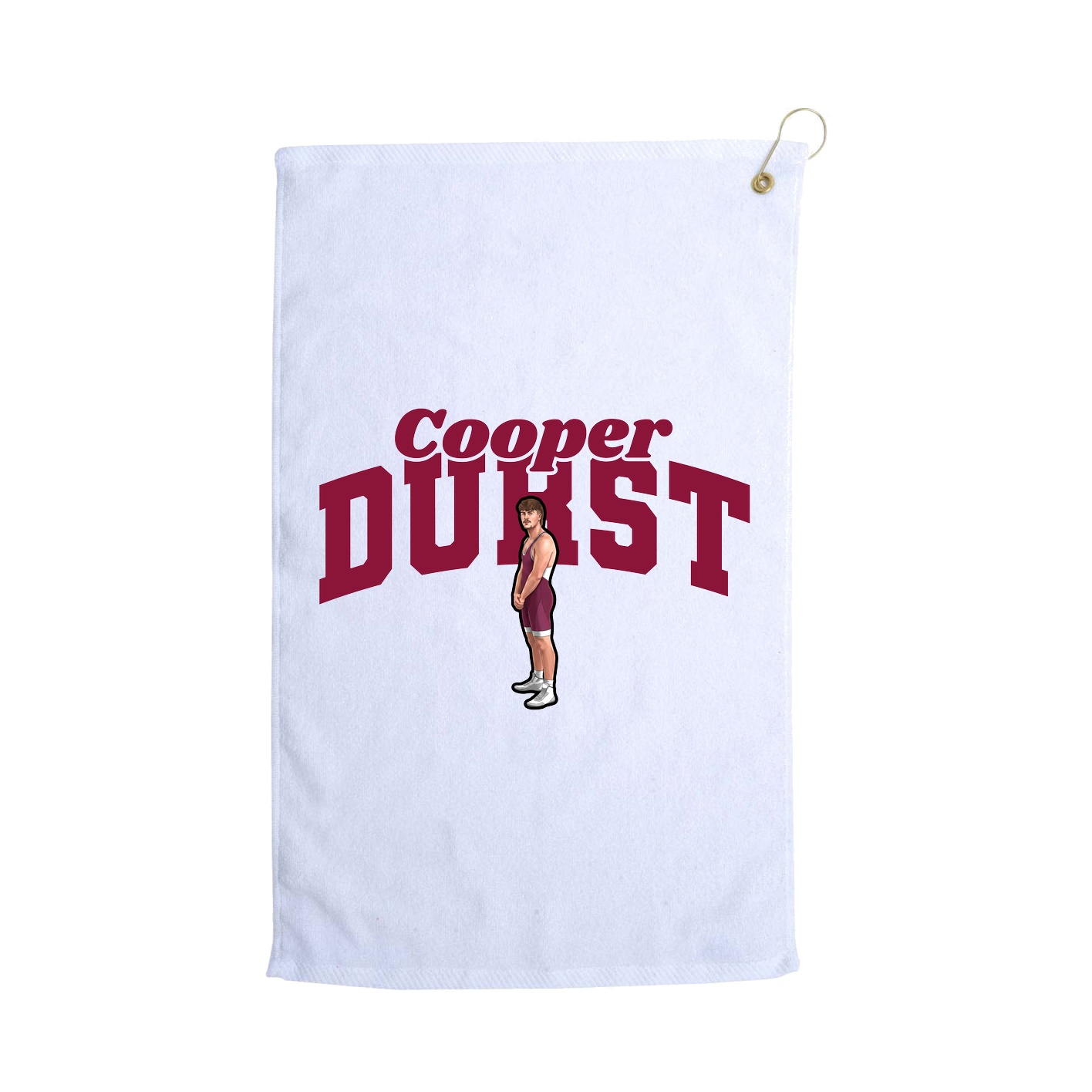 Golf Towel — Signature Arch in White
