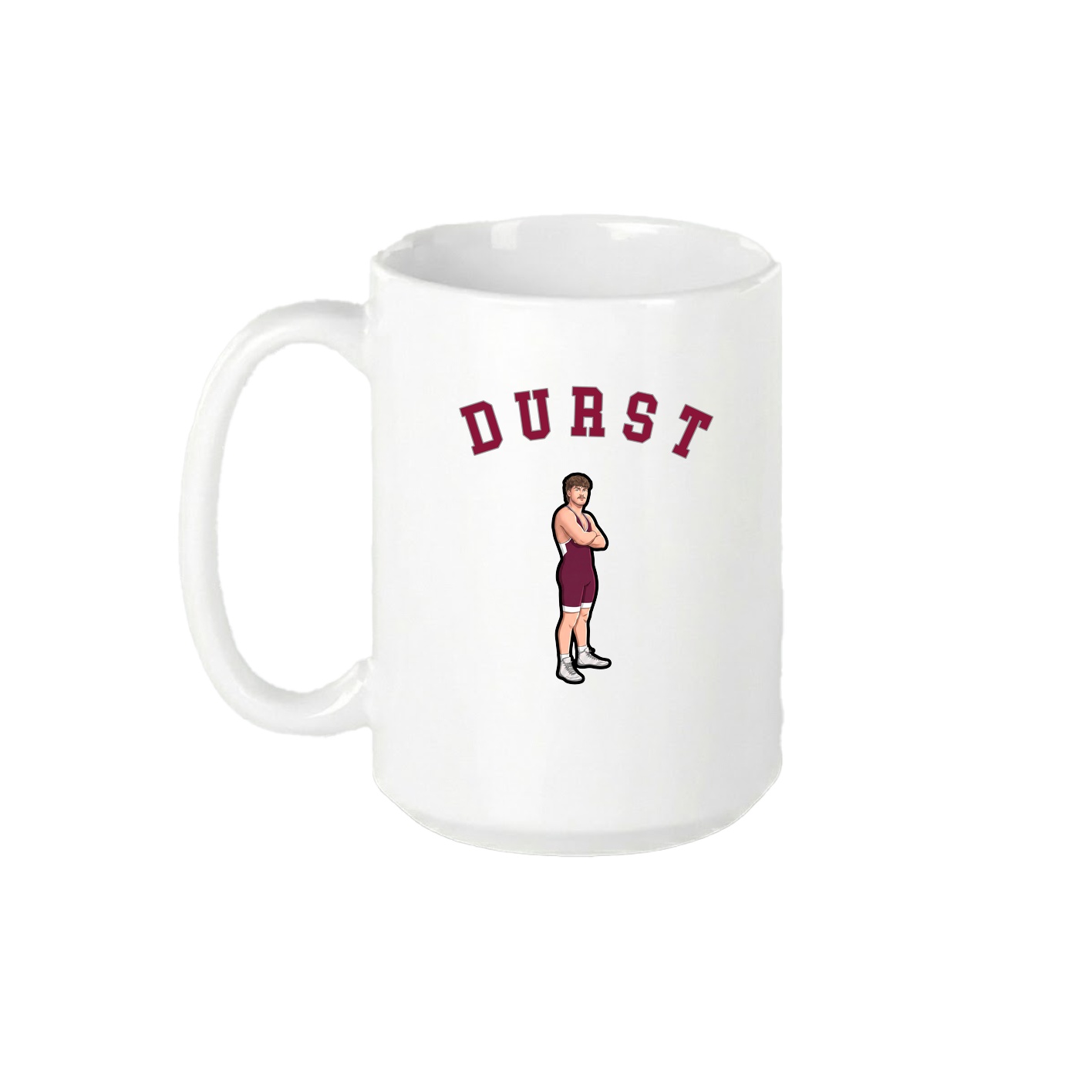 15oz Coffee Mug — Shirsey Arch in White
