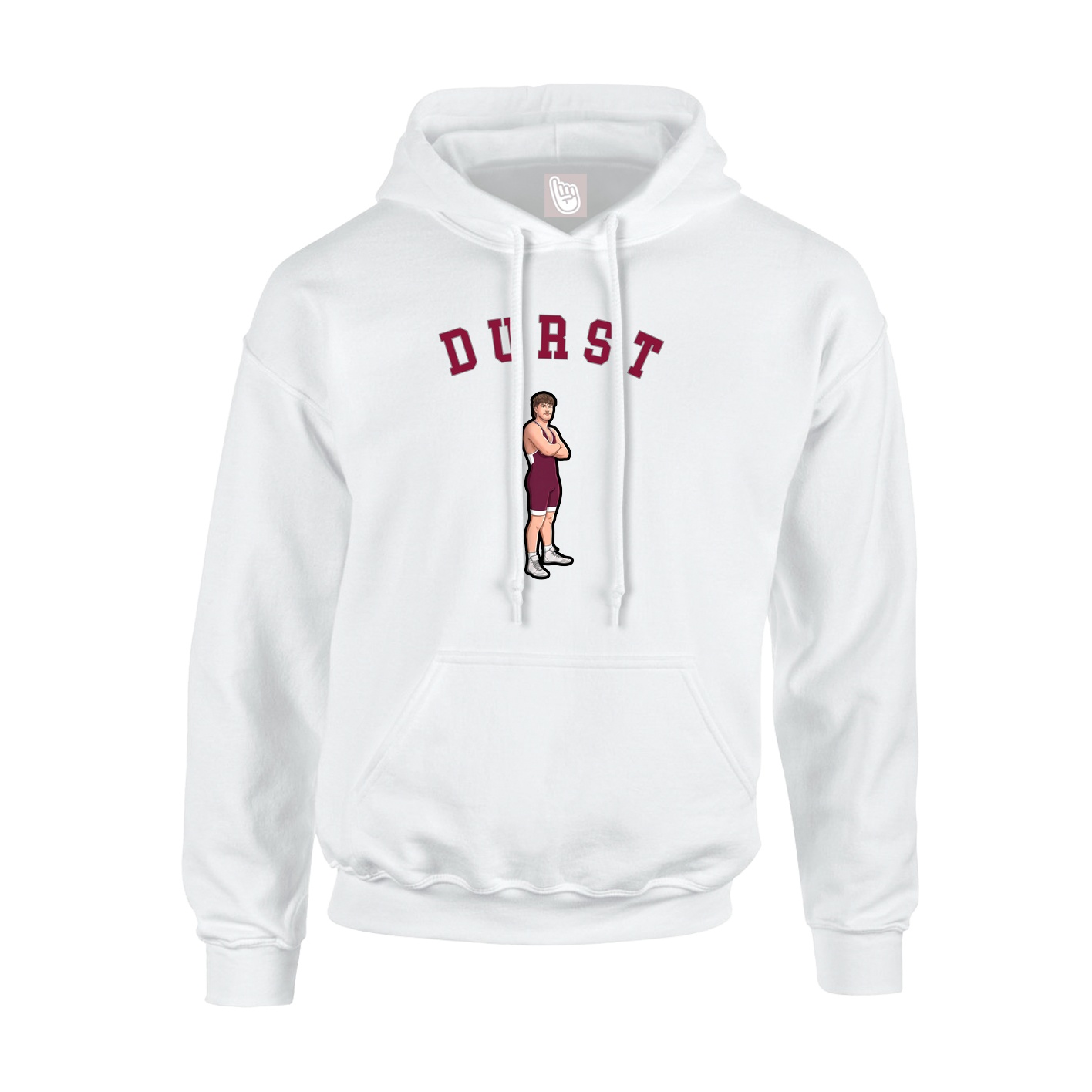 Youth Hoodie — Shirsey Arch in White