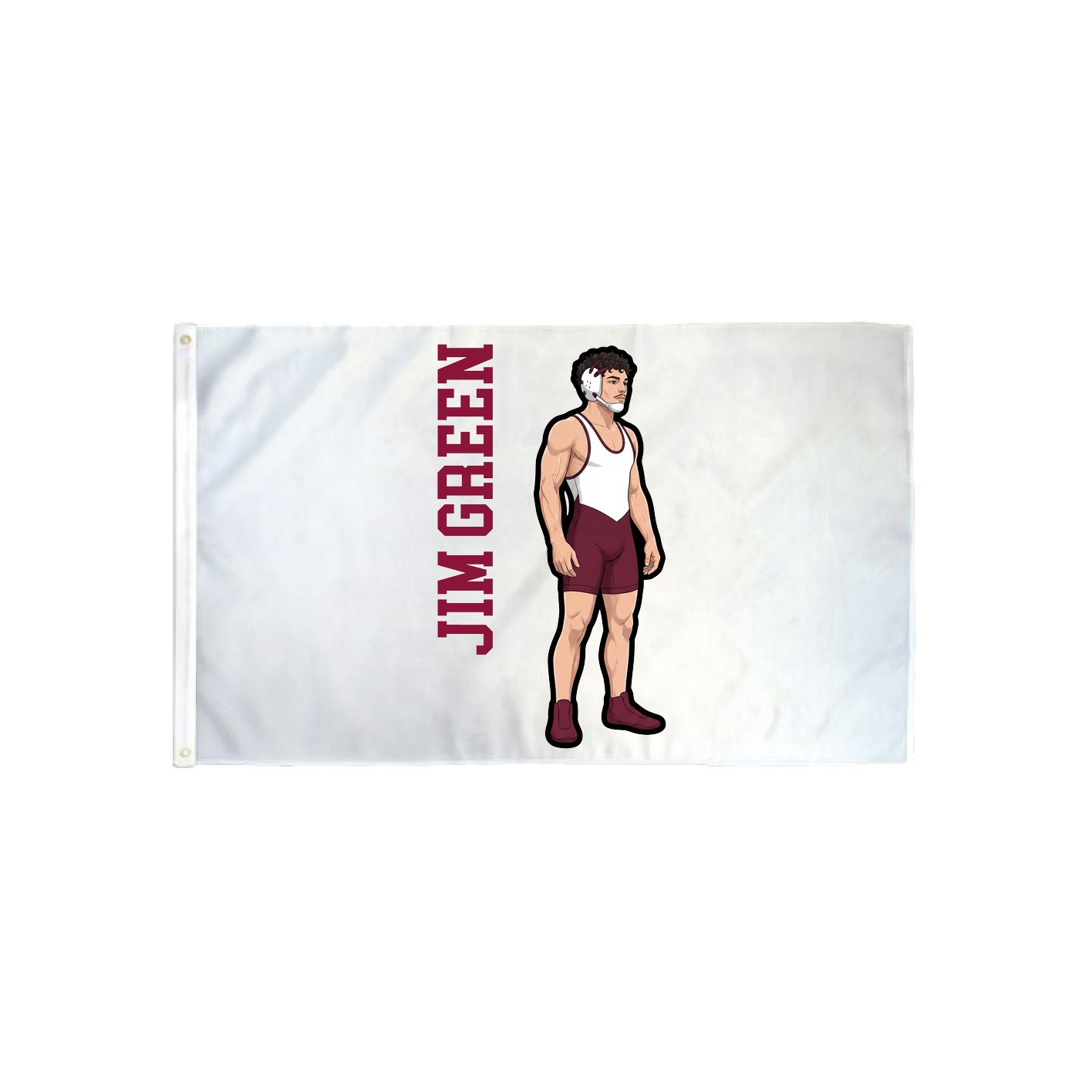3x5 Flag — Name Vertical in Classic