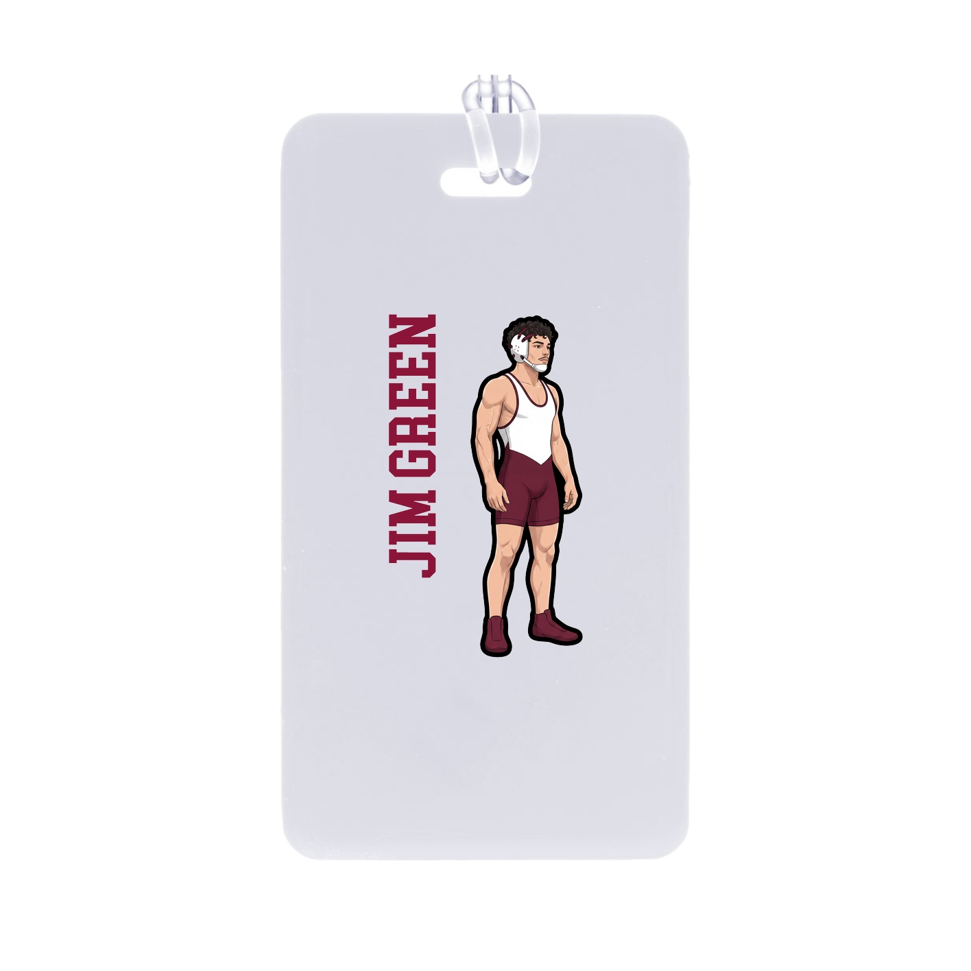 Bag Tag — Name Vertical in Classic