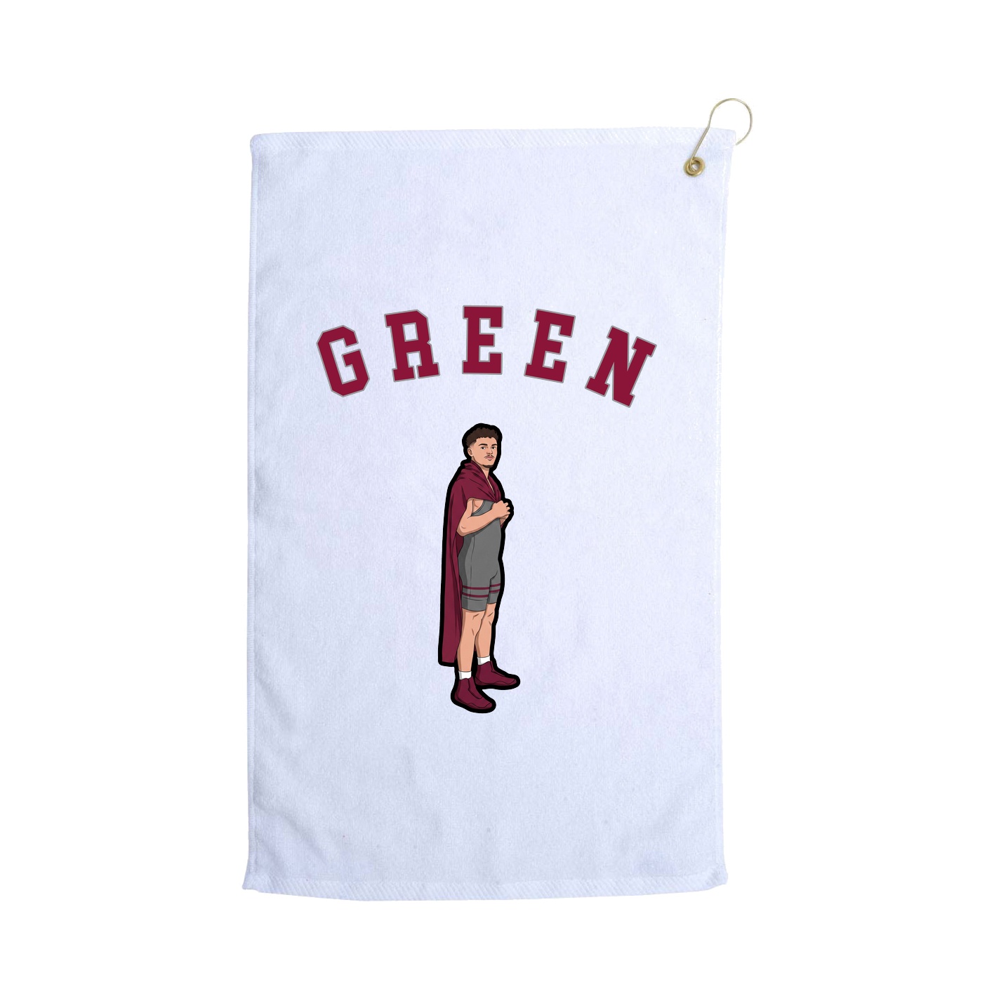 Golf Towel — Shirsey Arch in White
