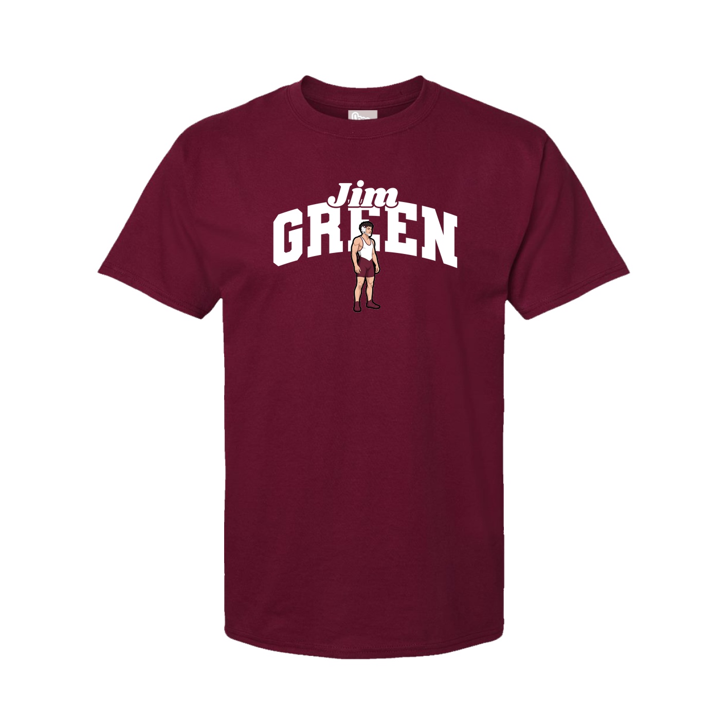Tee — Signature Arch in Cardinal