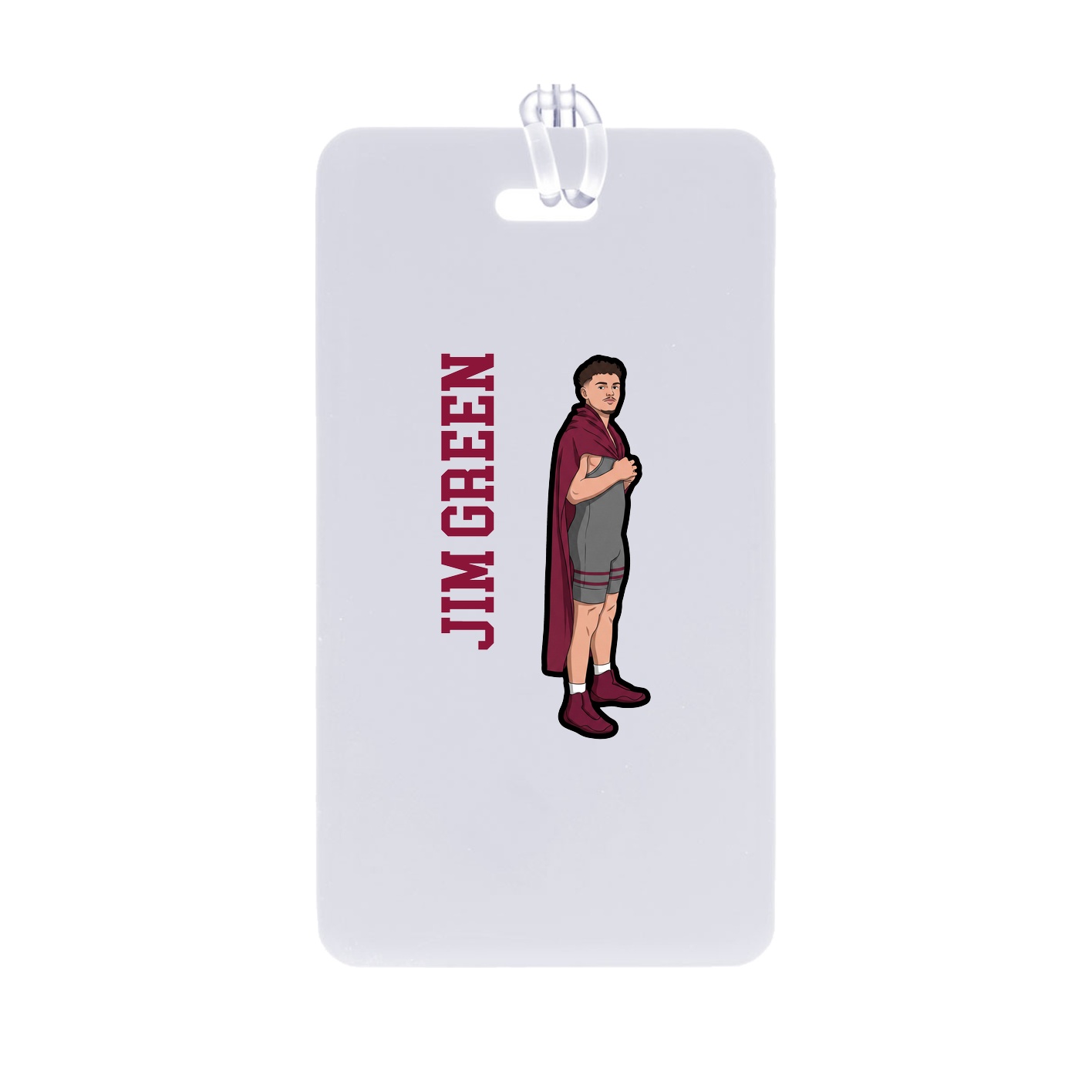 Bag Tag — Name Vertical in Classic