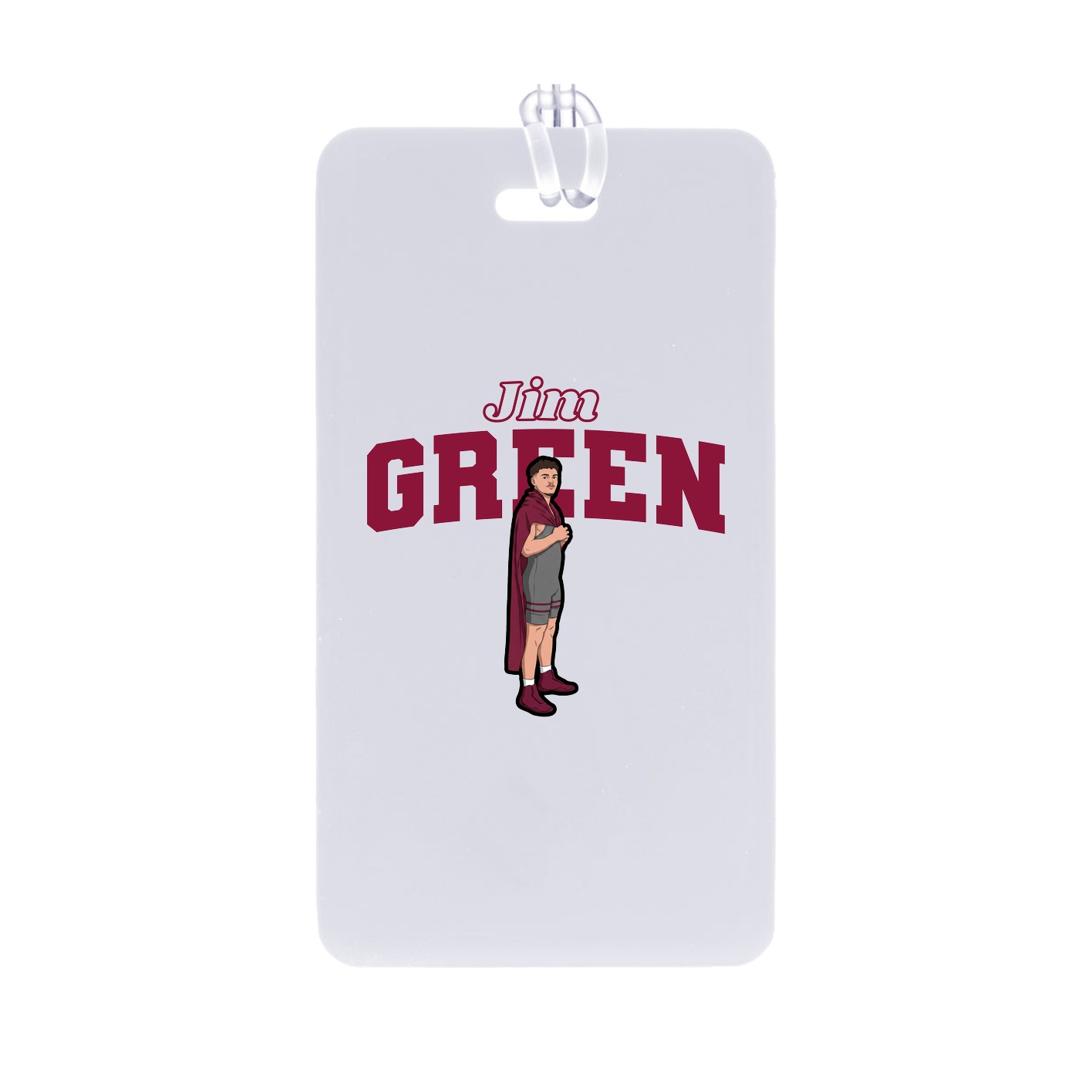 Bag Tag — Name Arch in Classic