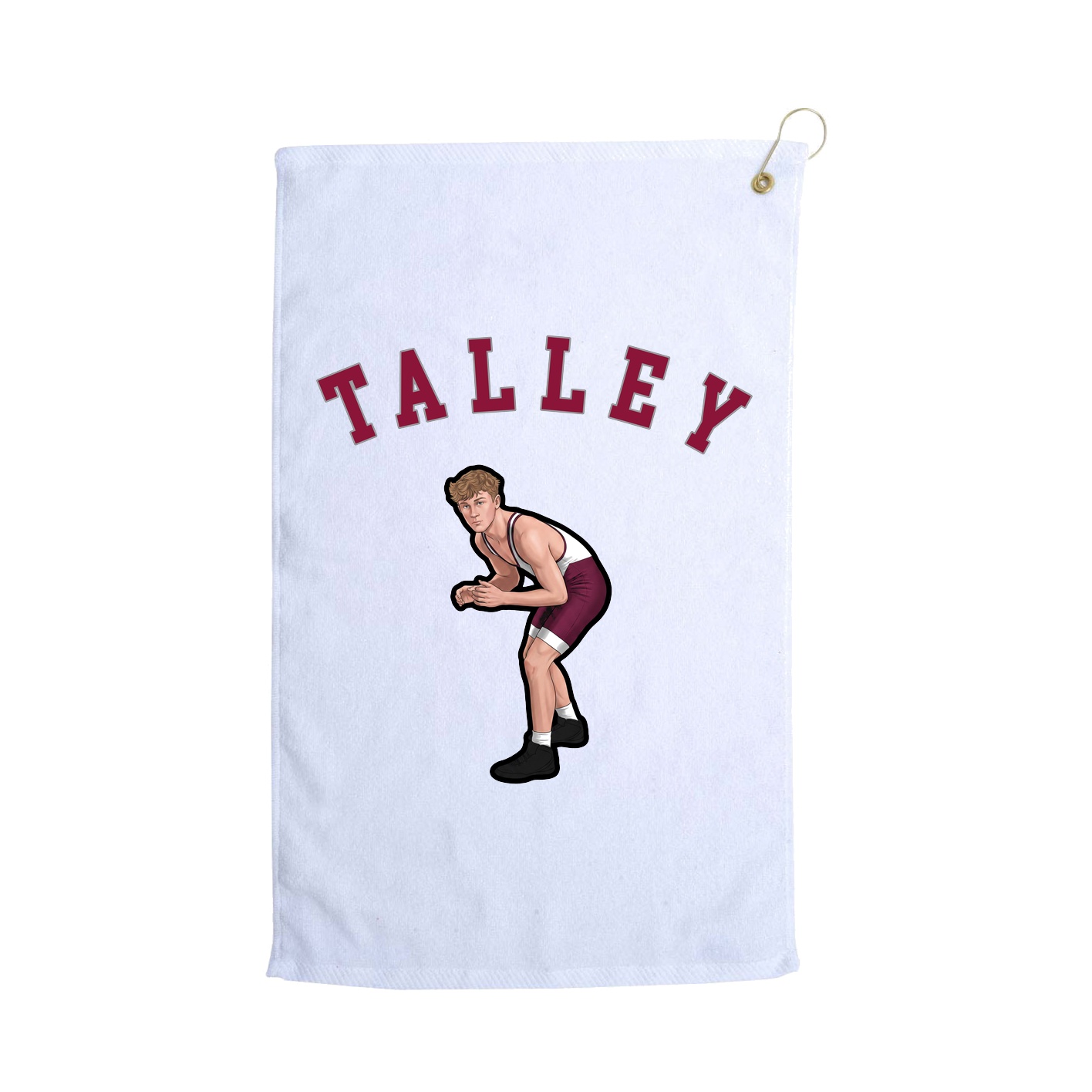Golf Towel — Shirsey Arch in White