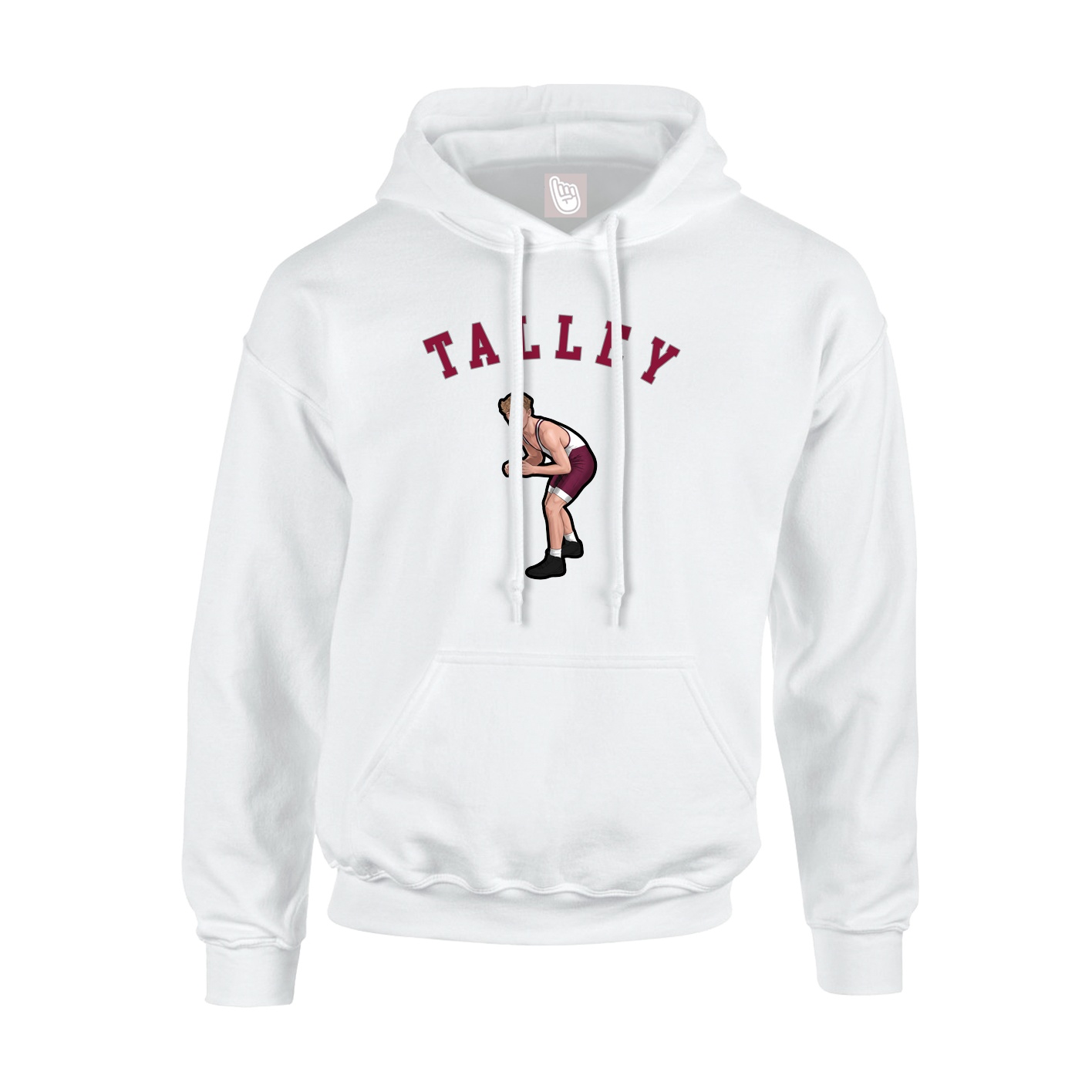 Hoodie — Shirsey Arch in White