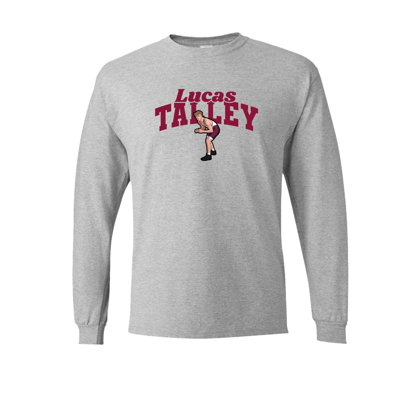 Long Sleeve Tee — Signature Arch in Grey