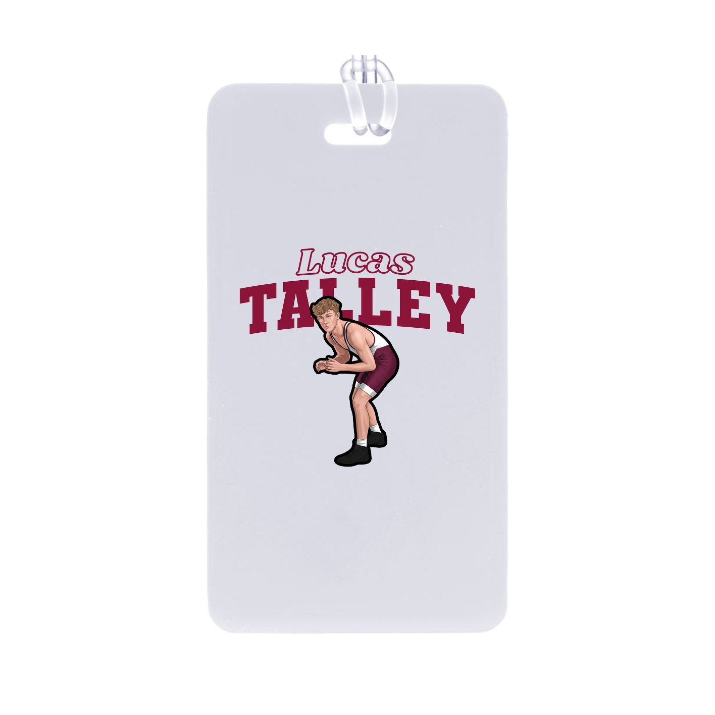 Bag Tag — Name Arch in Classic