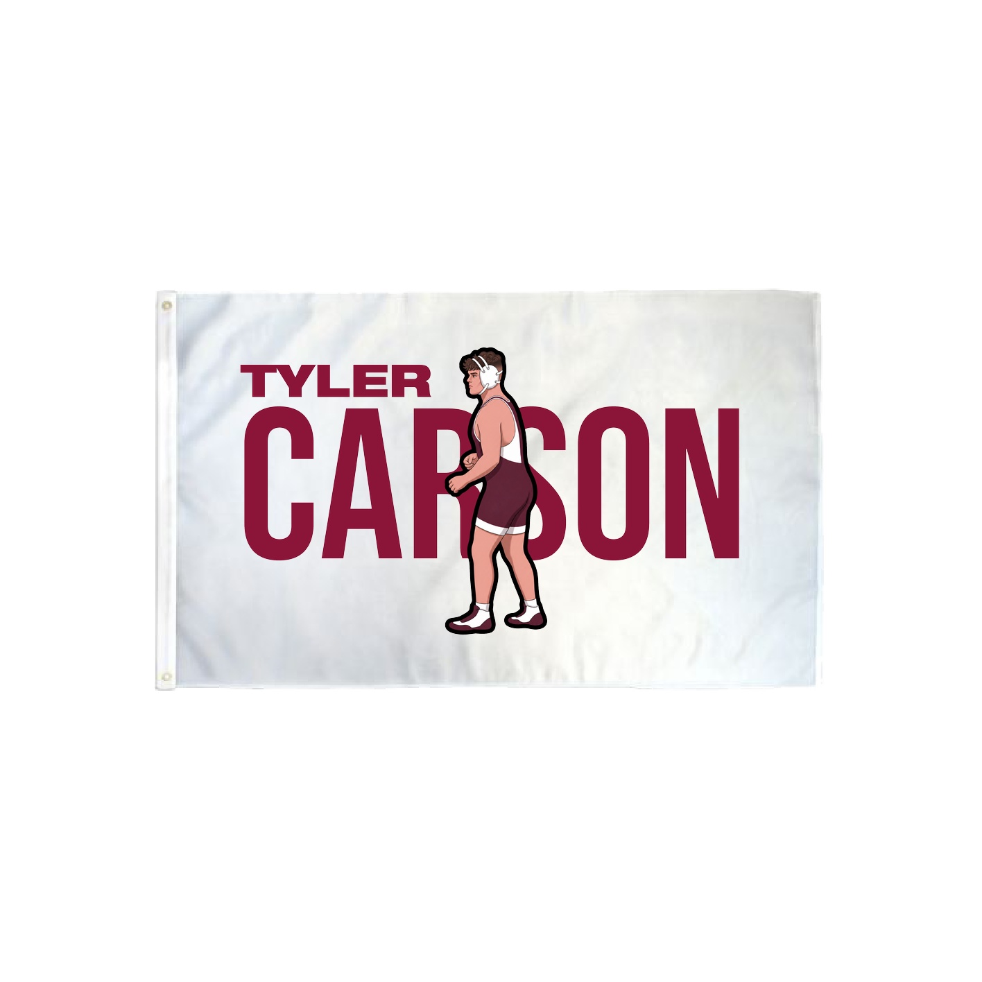 3x5 Flag — Player Name in Classic