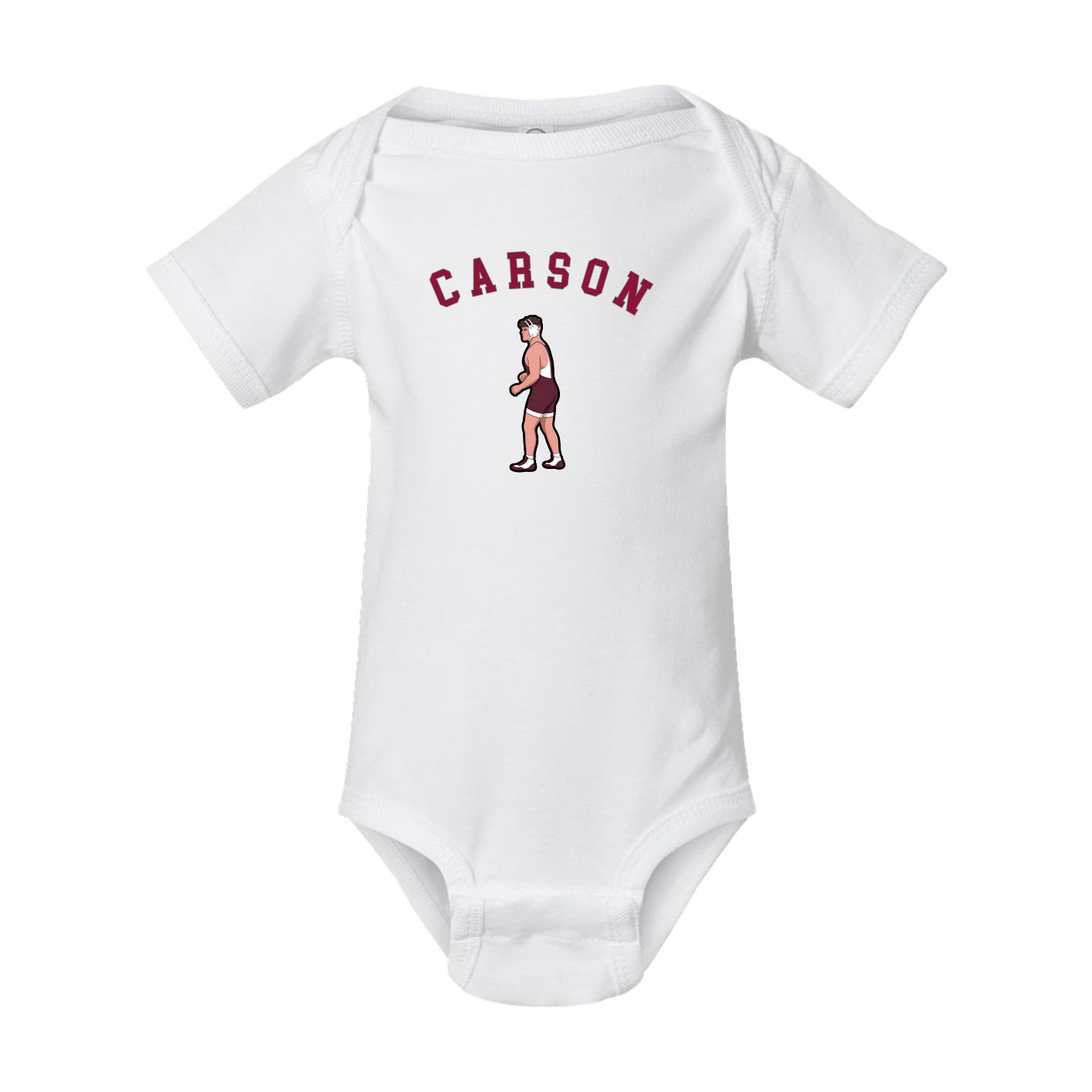 Baby Onesie — Shirsey Arch in White