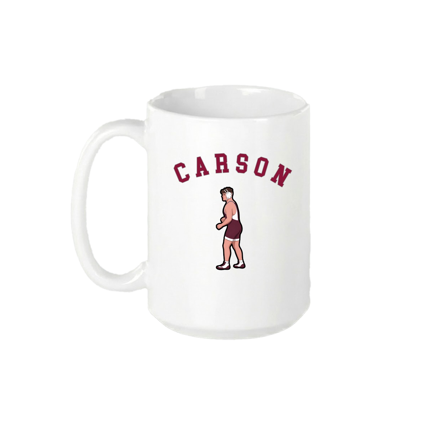 15oz Coffee Mug — Shirsey Arch in White