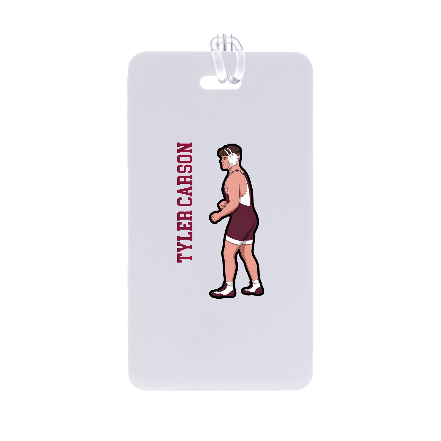 Bag Tag — Name Vertical in Classic