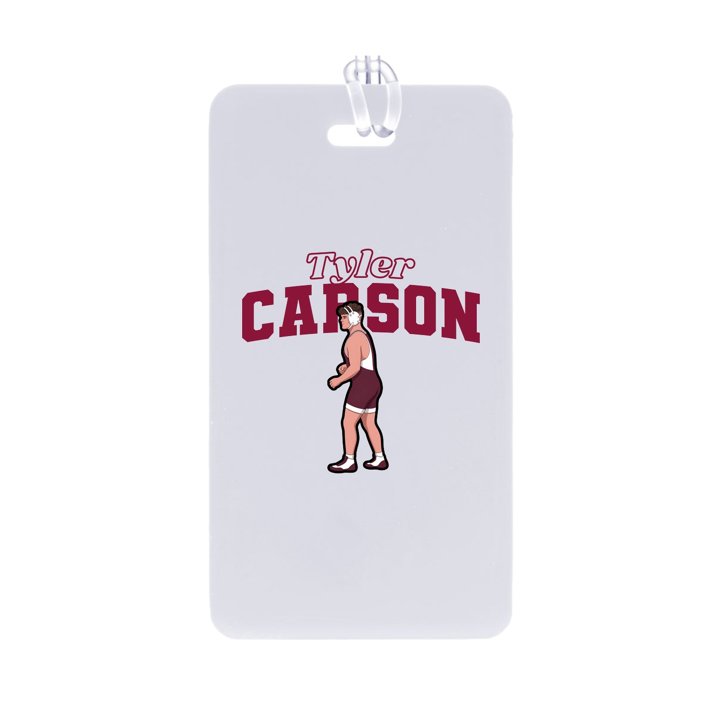 Bag Tag — Name Arch in Classic