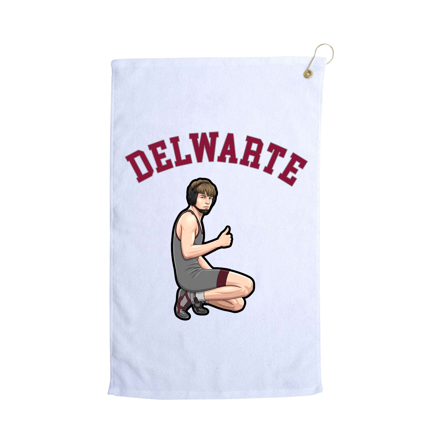 Golf Towel — Shirsey Arch in White