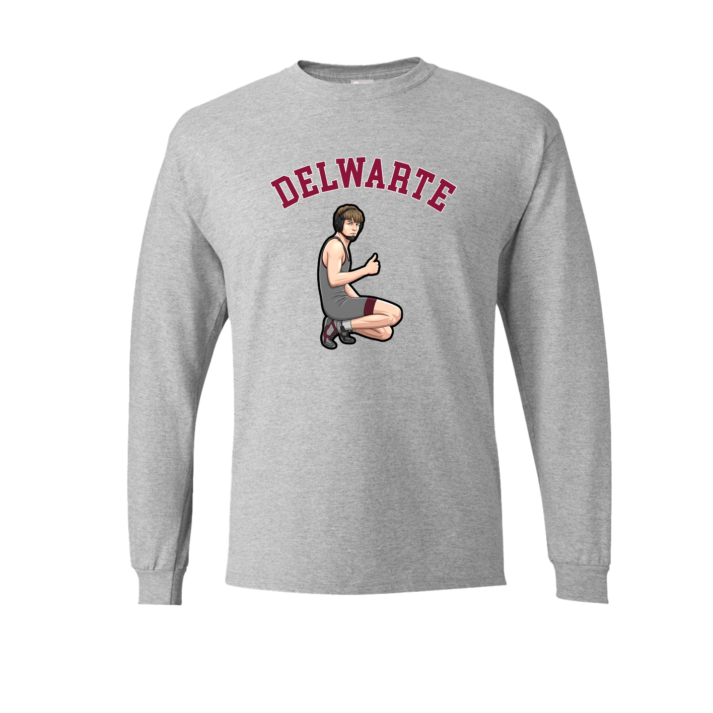 Long Sleeve Tee — Shirsey Arch in Grey
