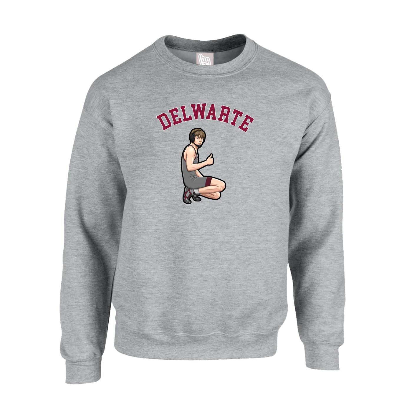 Fleece Crew — Shirsey Arch in Grey