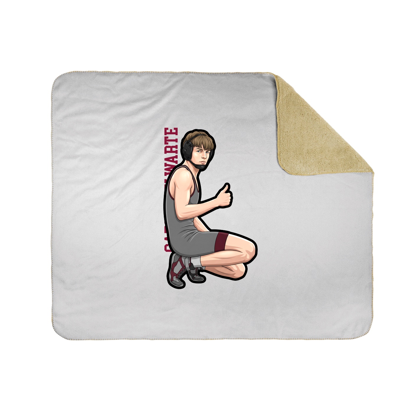 50x60 Sherpa Lined Throw Blanket