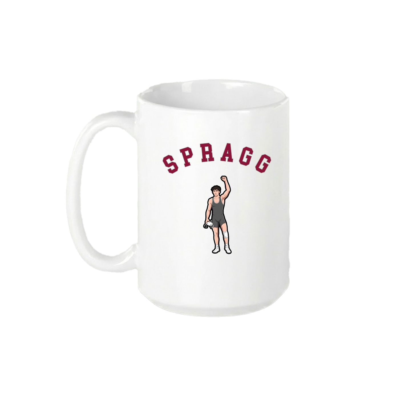 15oz Coffee Mug — Shirsey Arch in White
