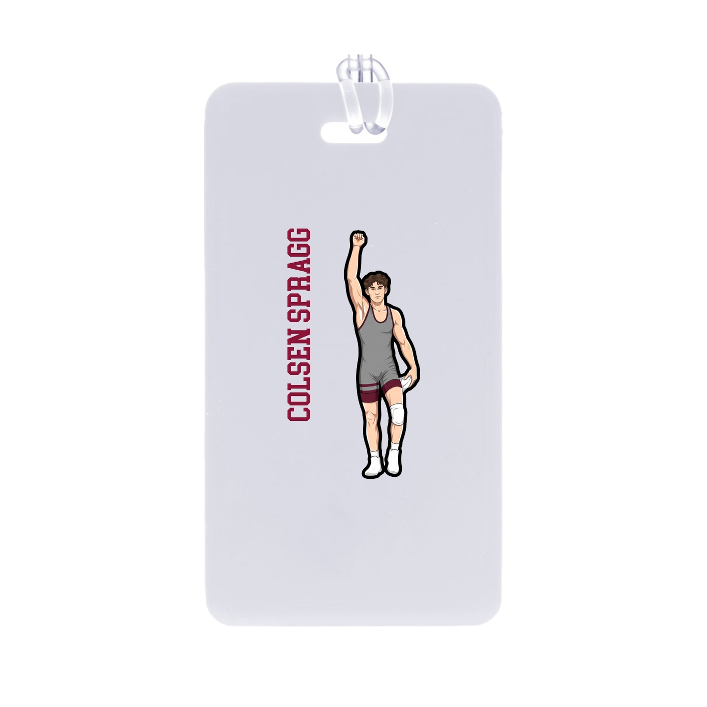 Bag Tag — Name Vertical in Classic