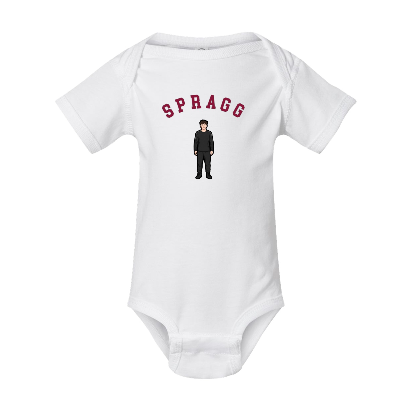 Baby Onesie — Shirsey Arch in White