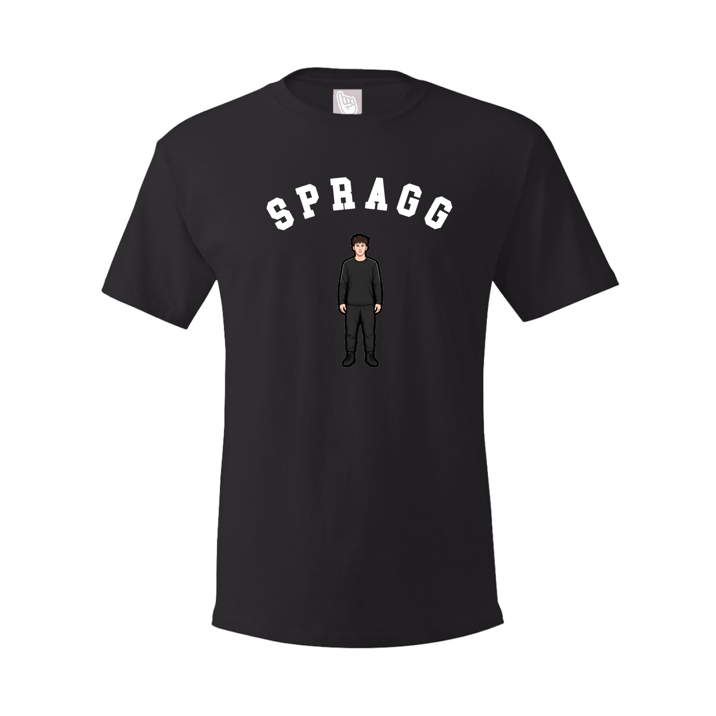 Youth Tee — Shirsey Arch in Black