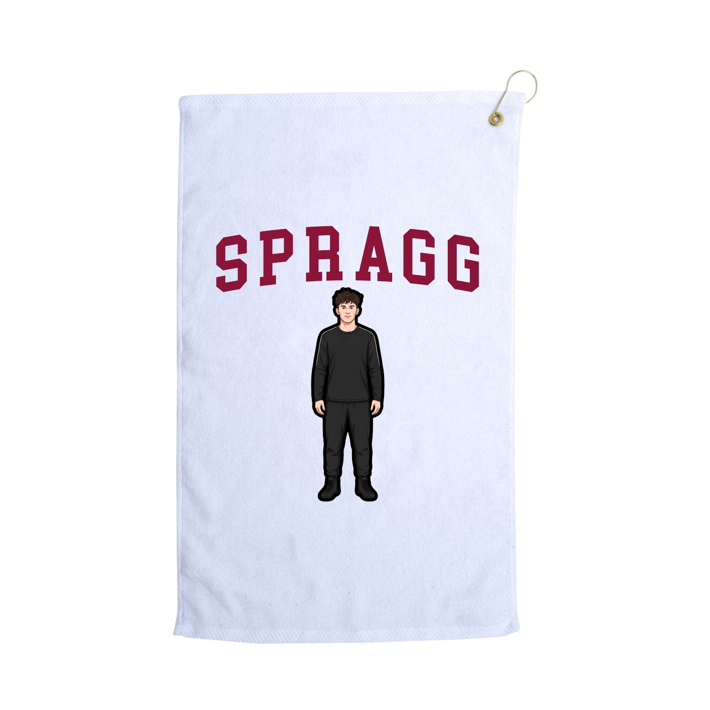 Golf Towel — Shirsey in White