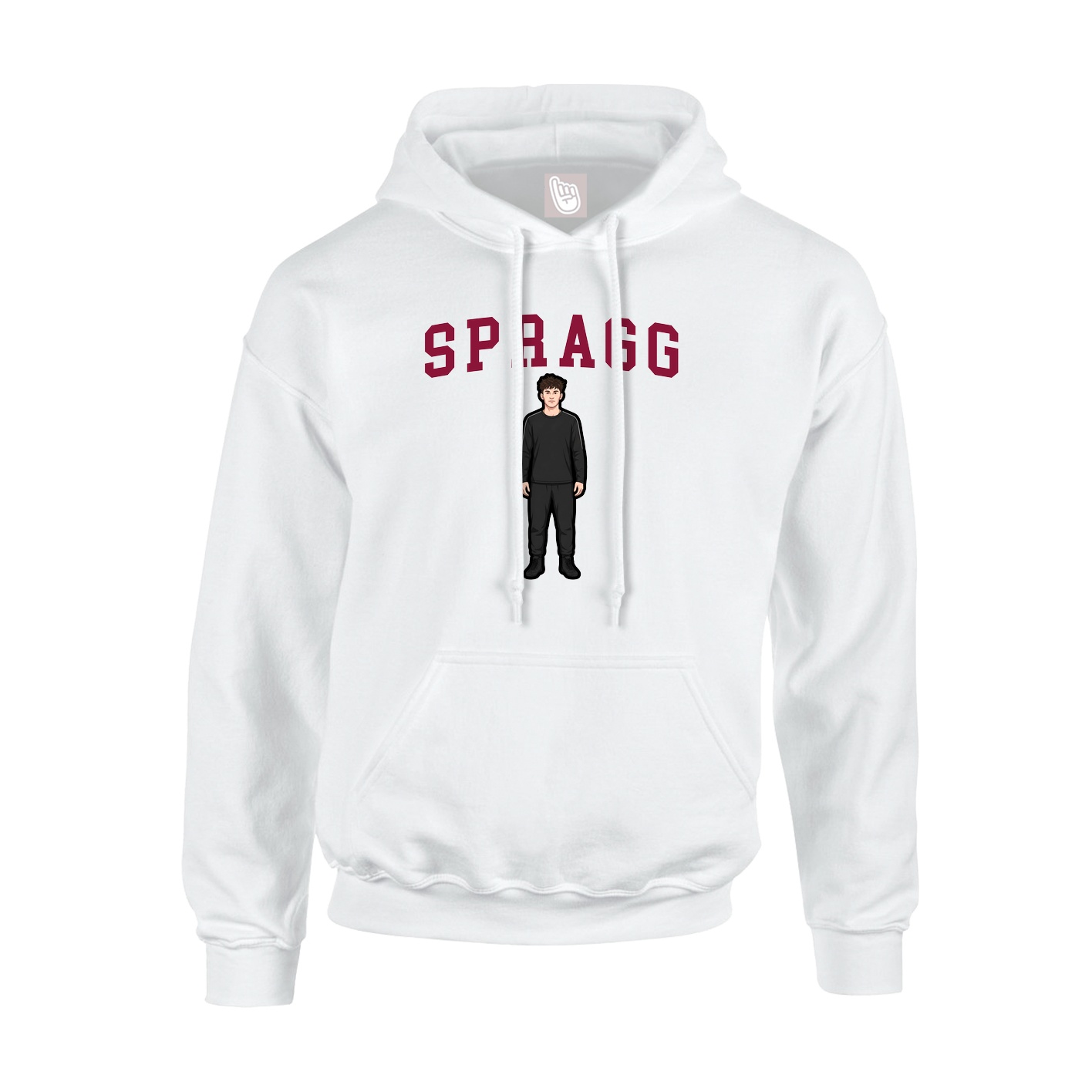 Youth Hoodie — Shirsey in White