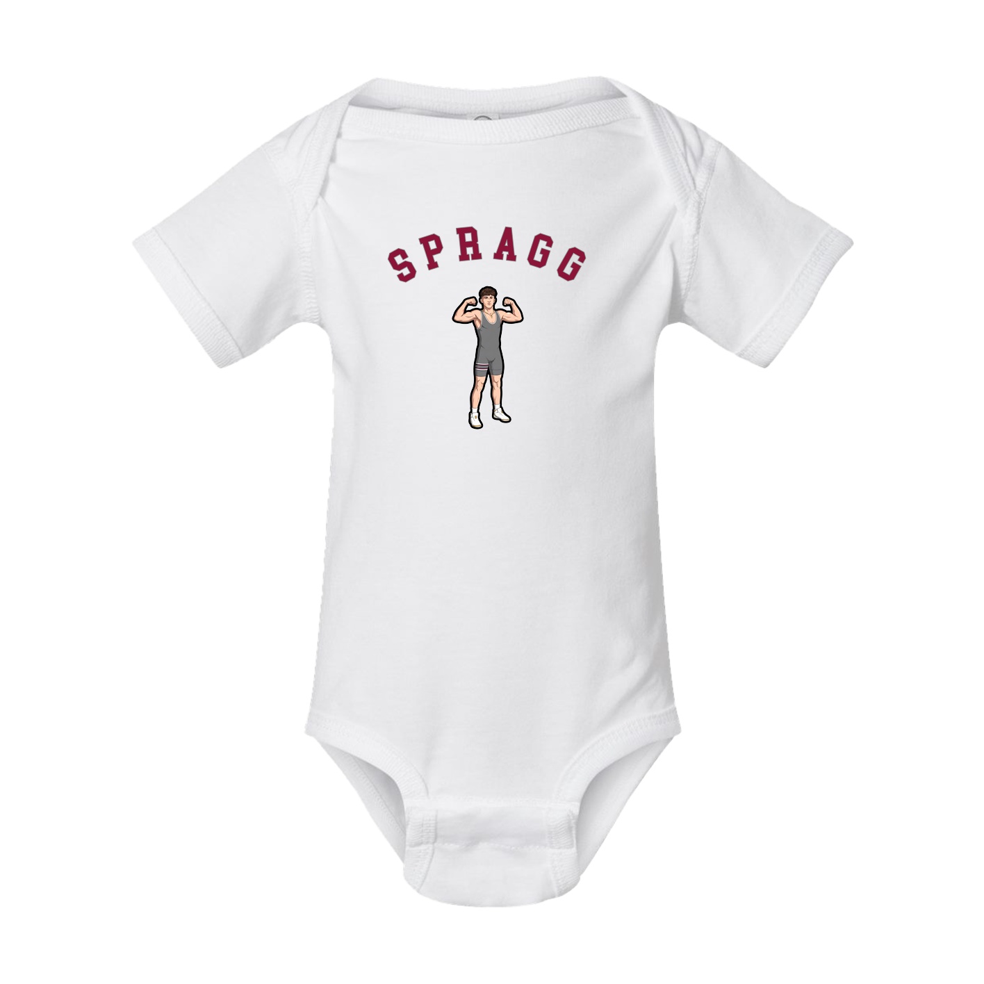 Baby Onesie — Shirsey Arch in White