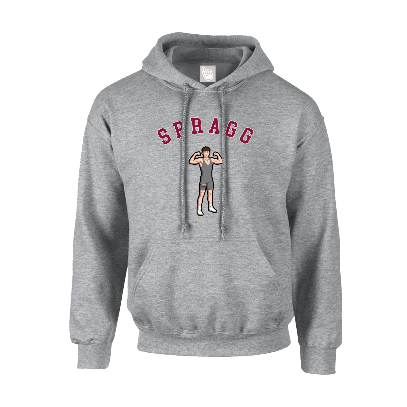 Hoodie — Shirsey Arch in Grey