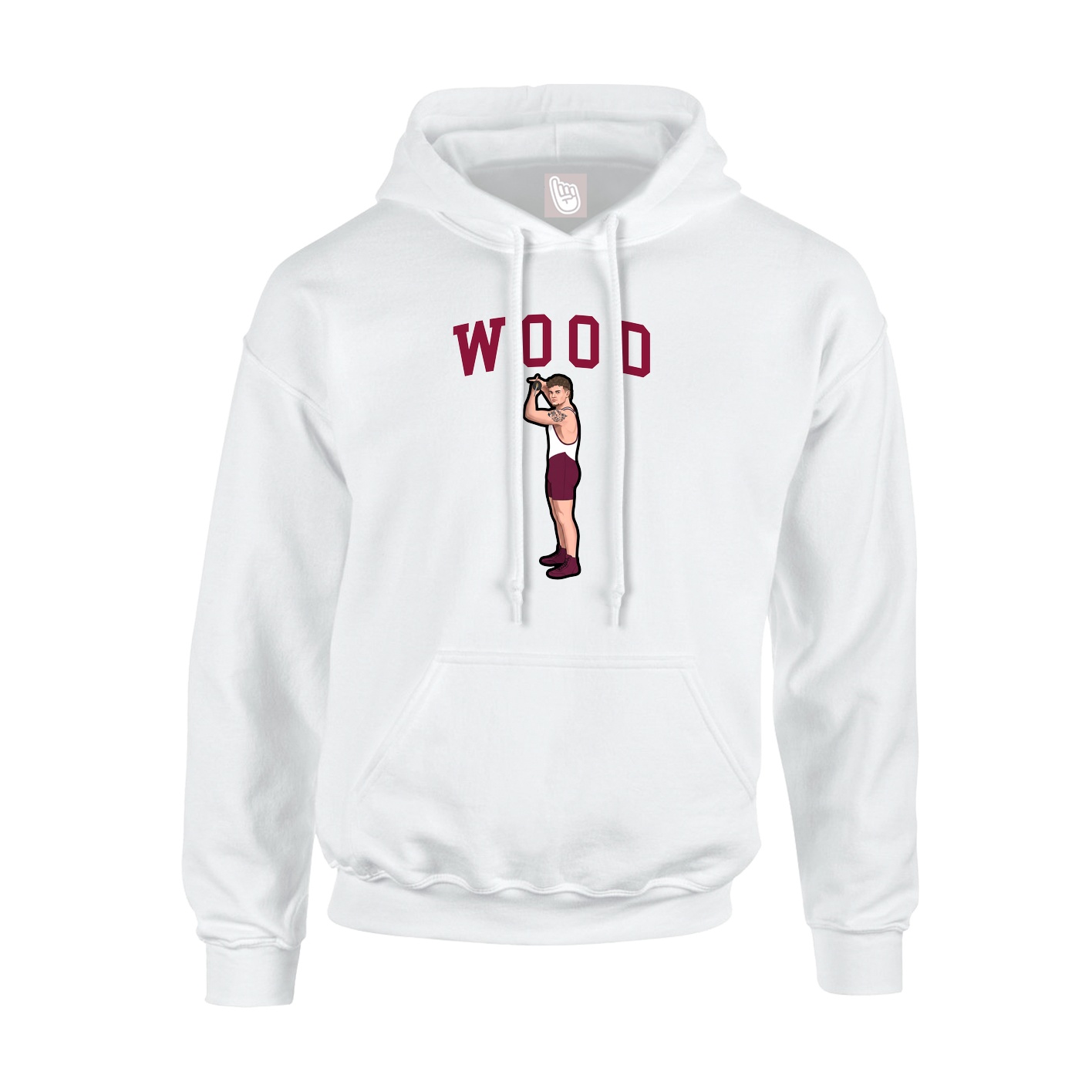 Youth Hoodie — Shirsey in White