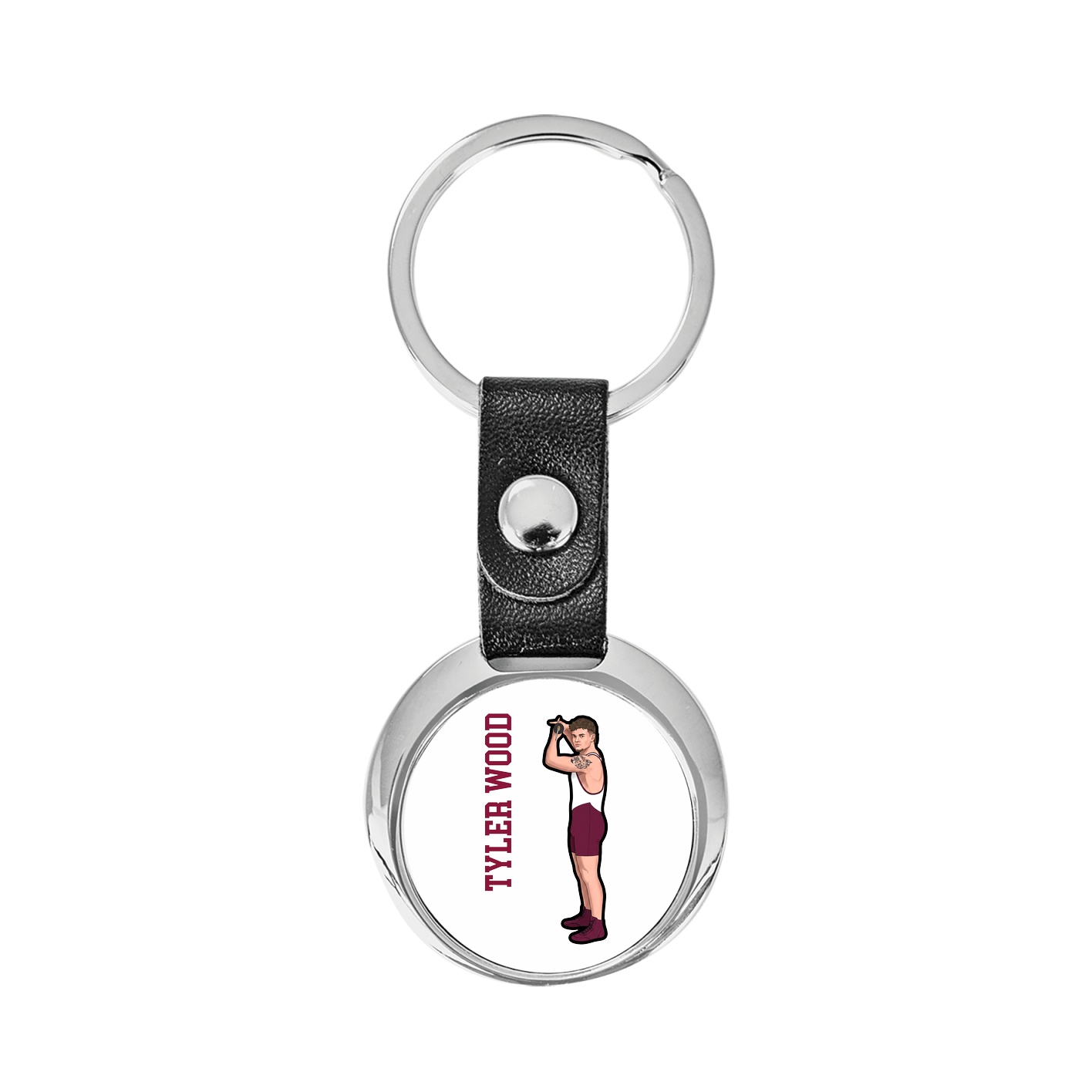 Key Chain — Name Vertical in Classic