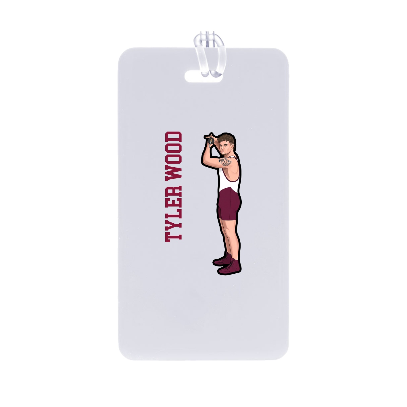 Bag Tag — Name Vertical in Classic