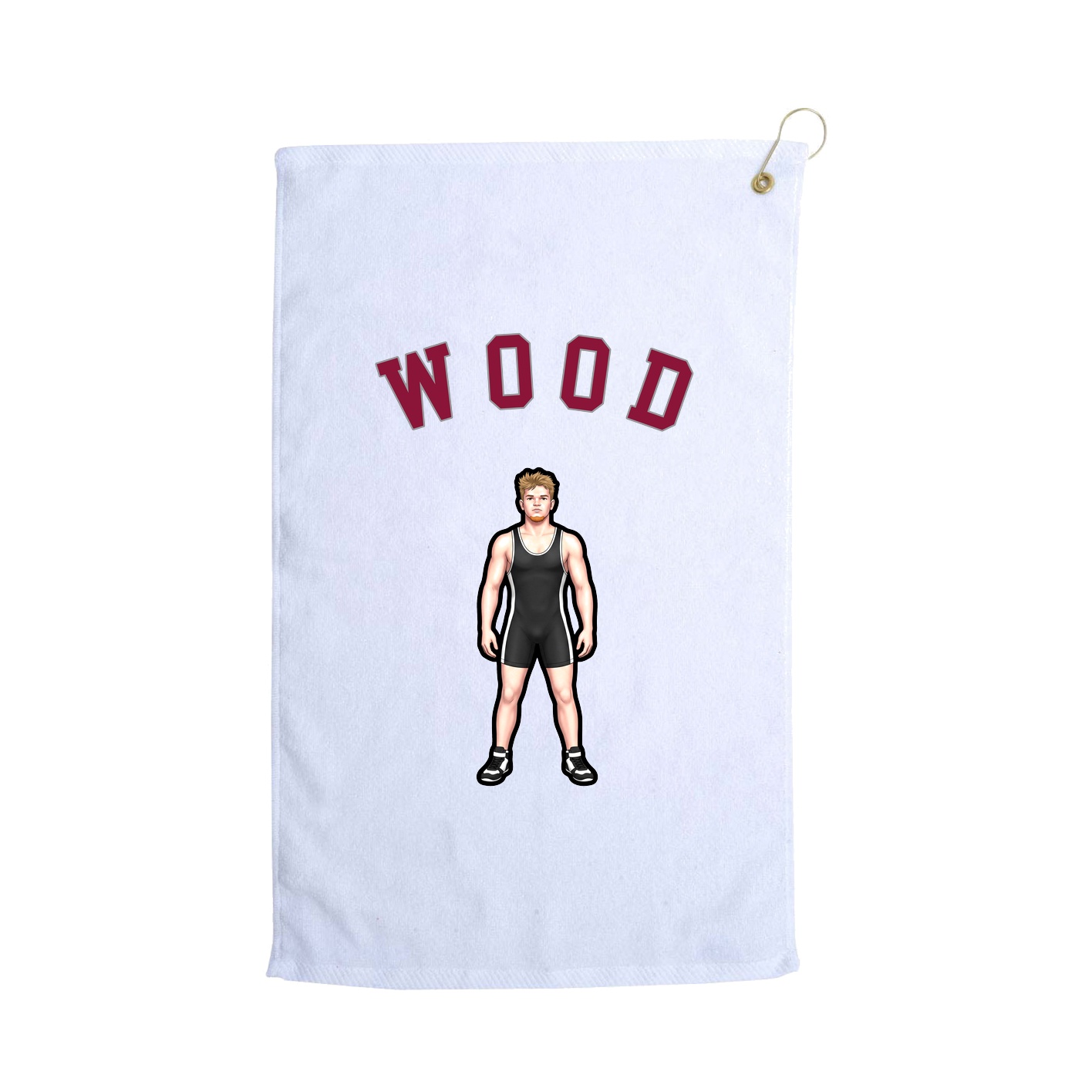 Golf Towel — Shirsey Arch in White