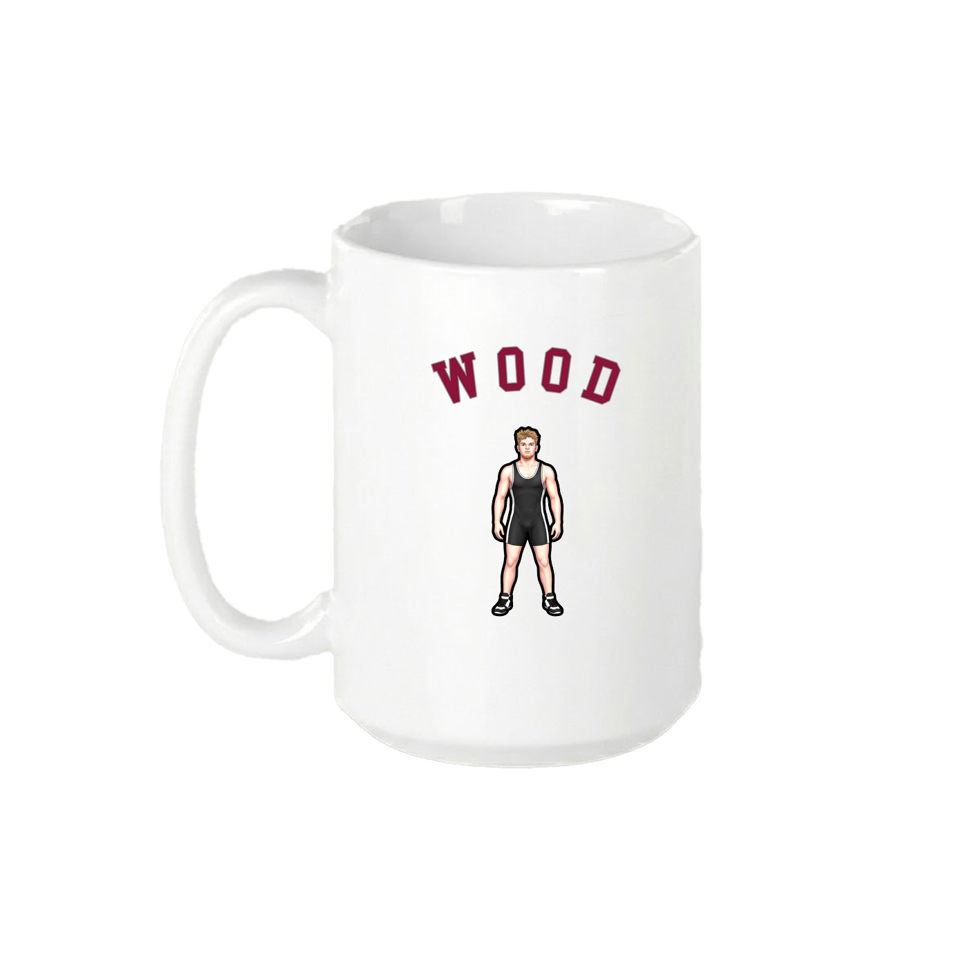 15oz Coffee Mug — Shirsey Arch in White