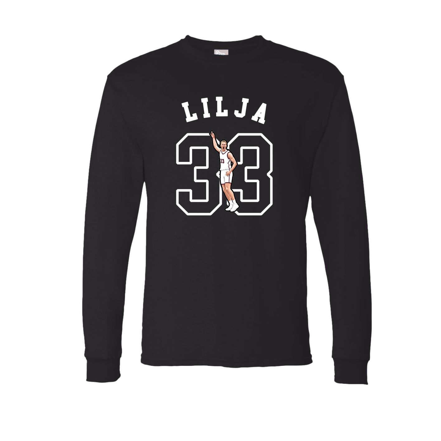 Long Sleeve Tee — Shirsey Arch in Black