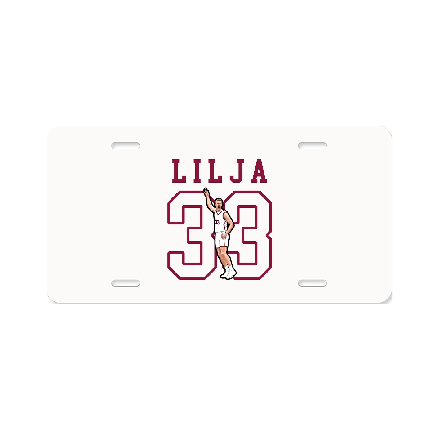 License Plate — Shirsey in Classic