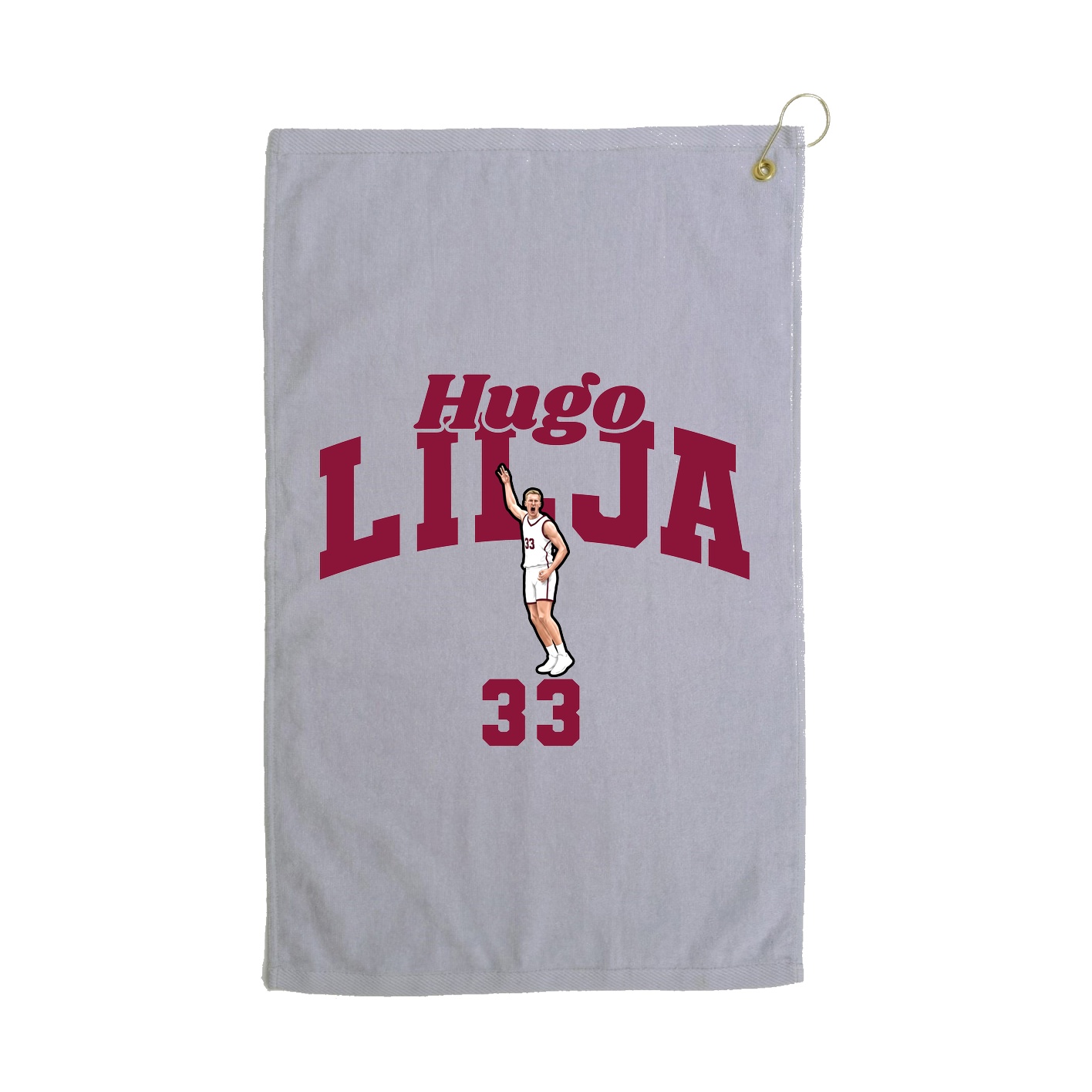 Golf Towel — Signature Arch in Grey